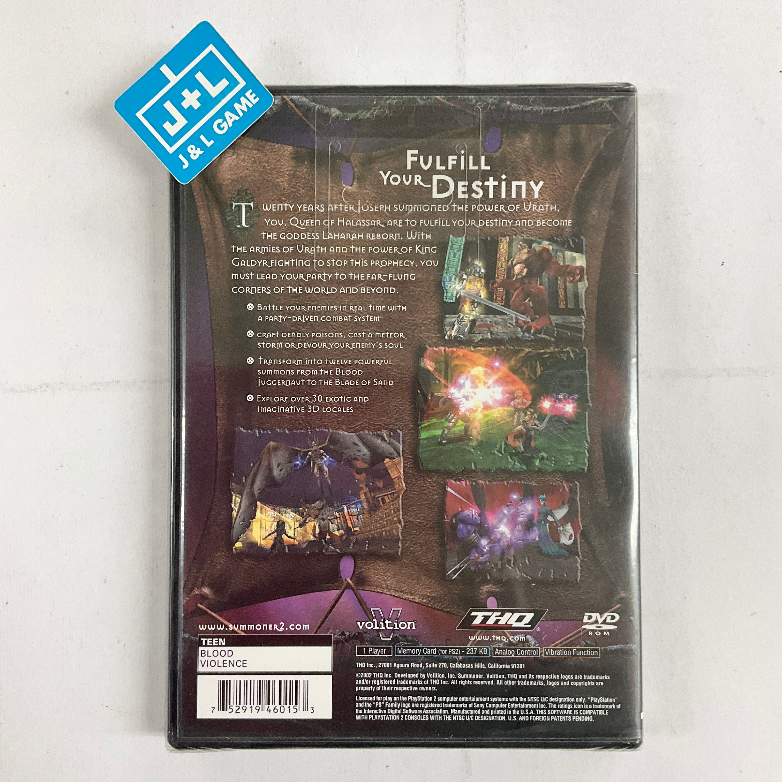 Summoner 2 - (PS2) PlayStation 2 Video Games THQ   