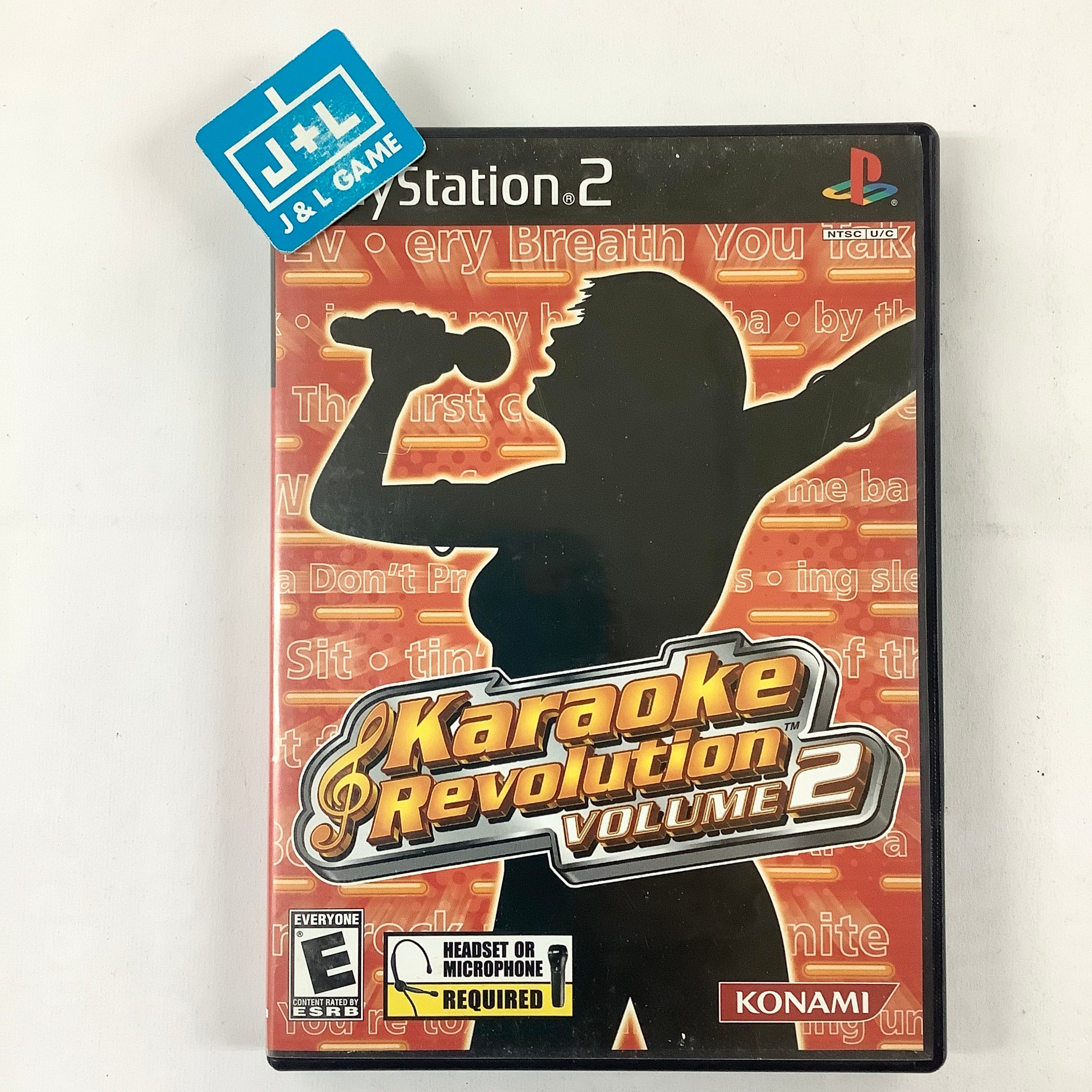 Karaoke Revolution Volume 2 - (PS2) PlayStation 2 [Pre-Owned] Video Games Konami   
