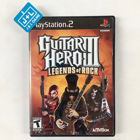Guitar Hero III: Legends of Rock - (PS2) PlayStation 2 [Pre-Owned] Video Games RedOctane   