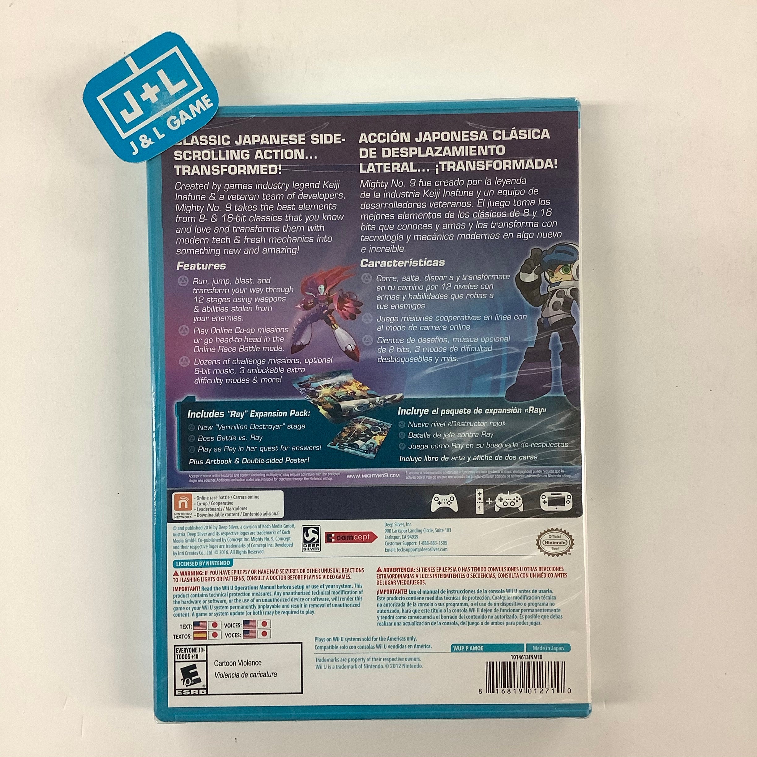 MIGHTY NO. 9 - Nintendo Wii U Video Games Classic Officials   