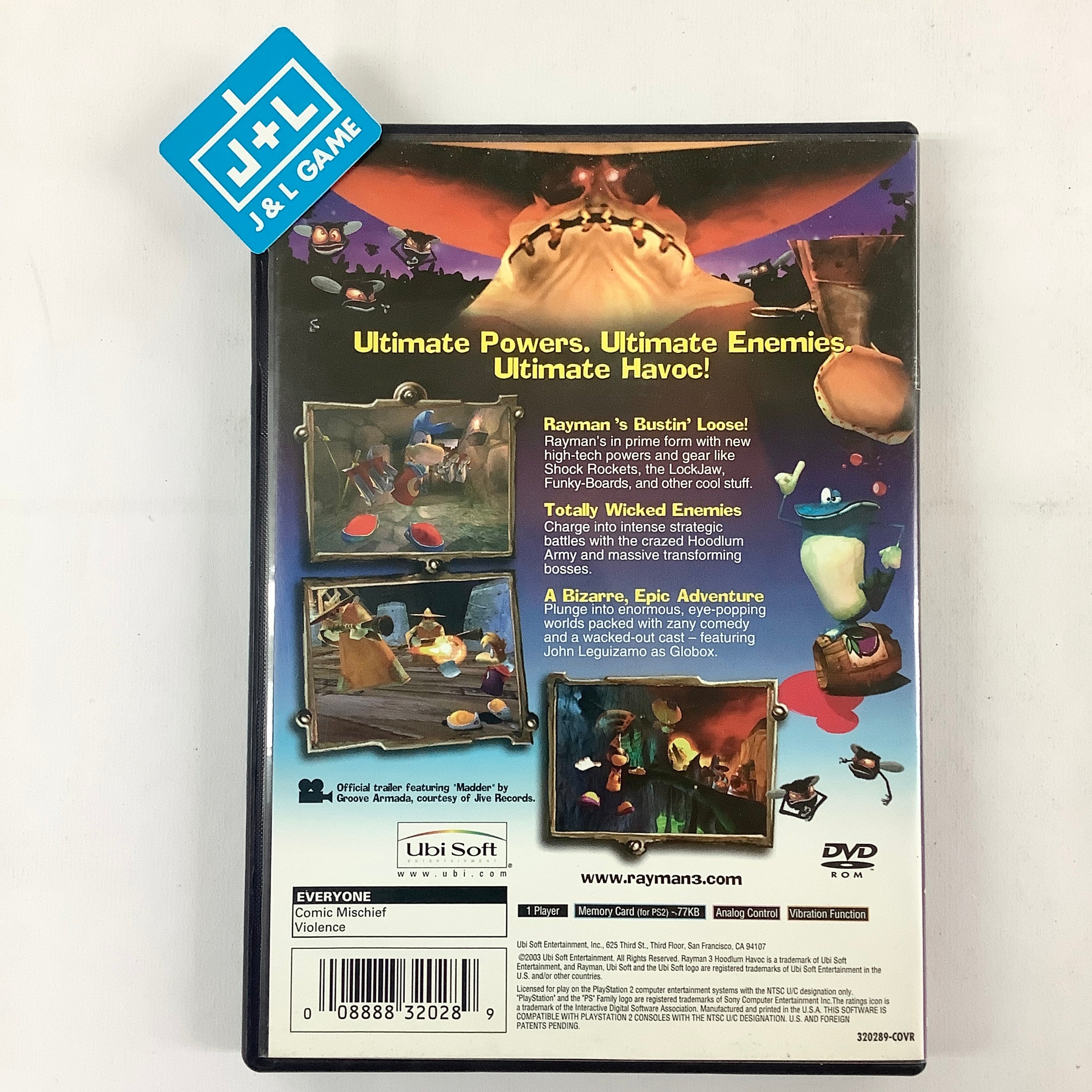 Rayman 3: Hoodlum Havoc - (PS2) PlayStation 2 [Pre-Owned] Video Games Ubisoft   