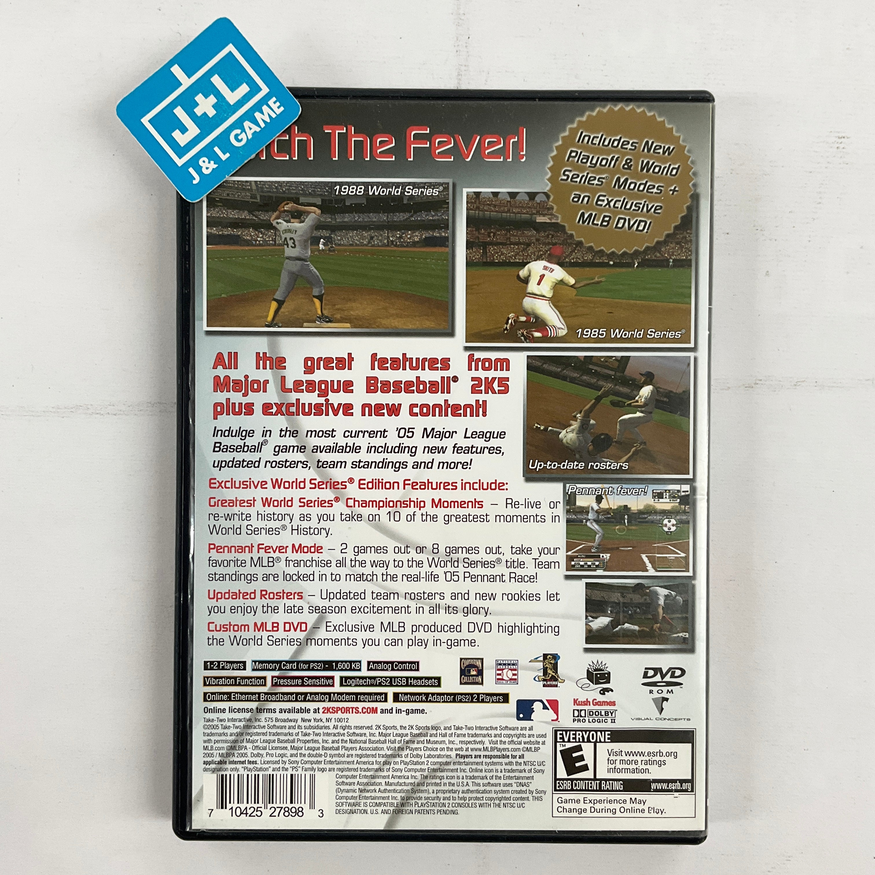 Major League Baseball 2K5: World Series Edition - (PS2) PlayStation 2 [Pre-Owned] Video Games 2K Sports   