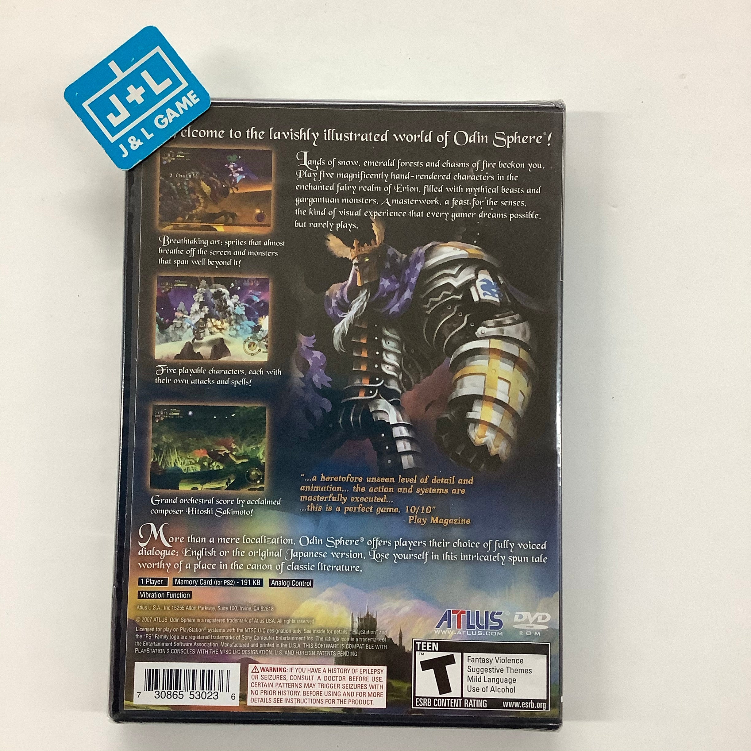 Odin Sphere - (PS2) PlayStation 2 Video Games Atlus   