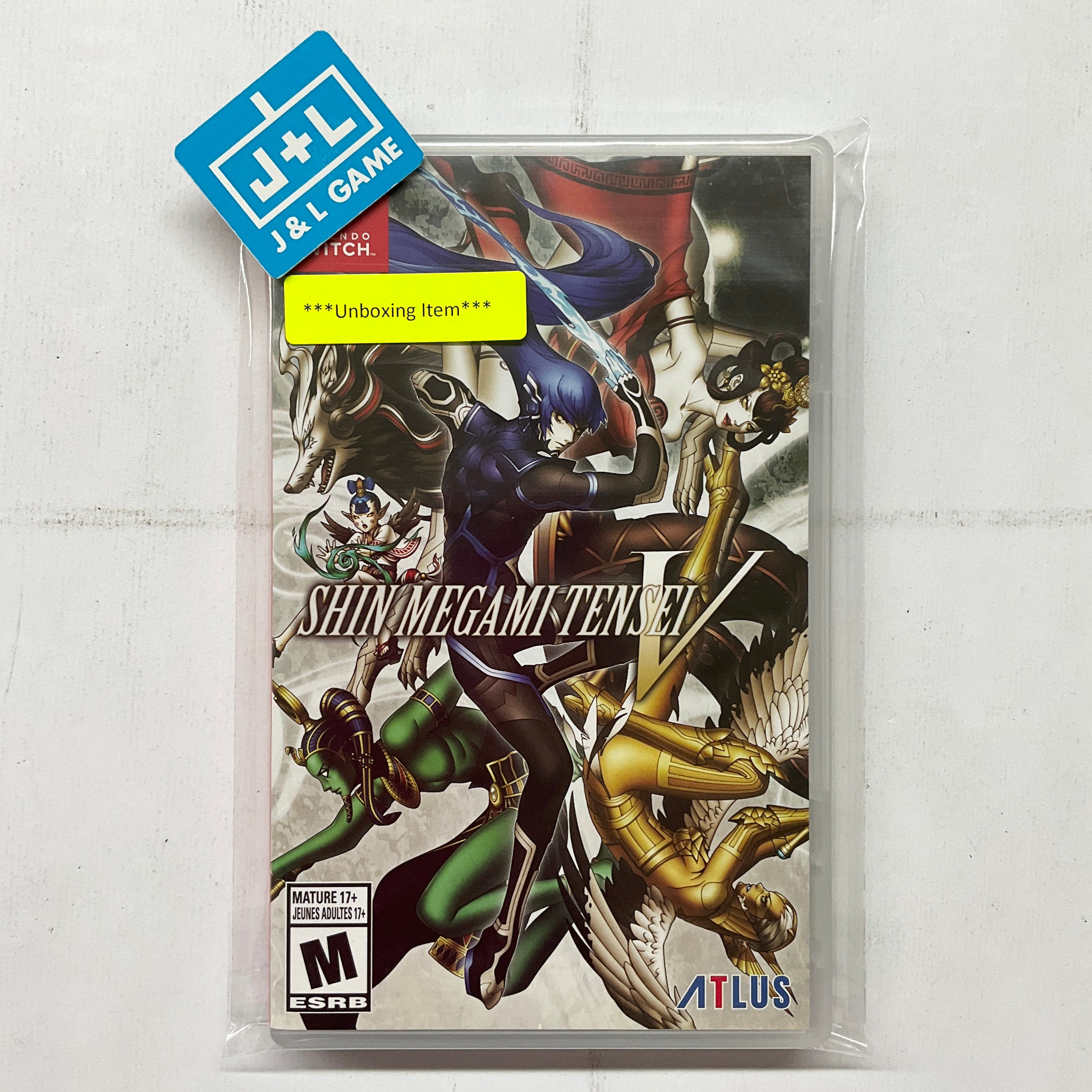Shin Megami Tensei V - (NSW) Nintendo Switch [UNBOXING] Video Games SEGA   