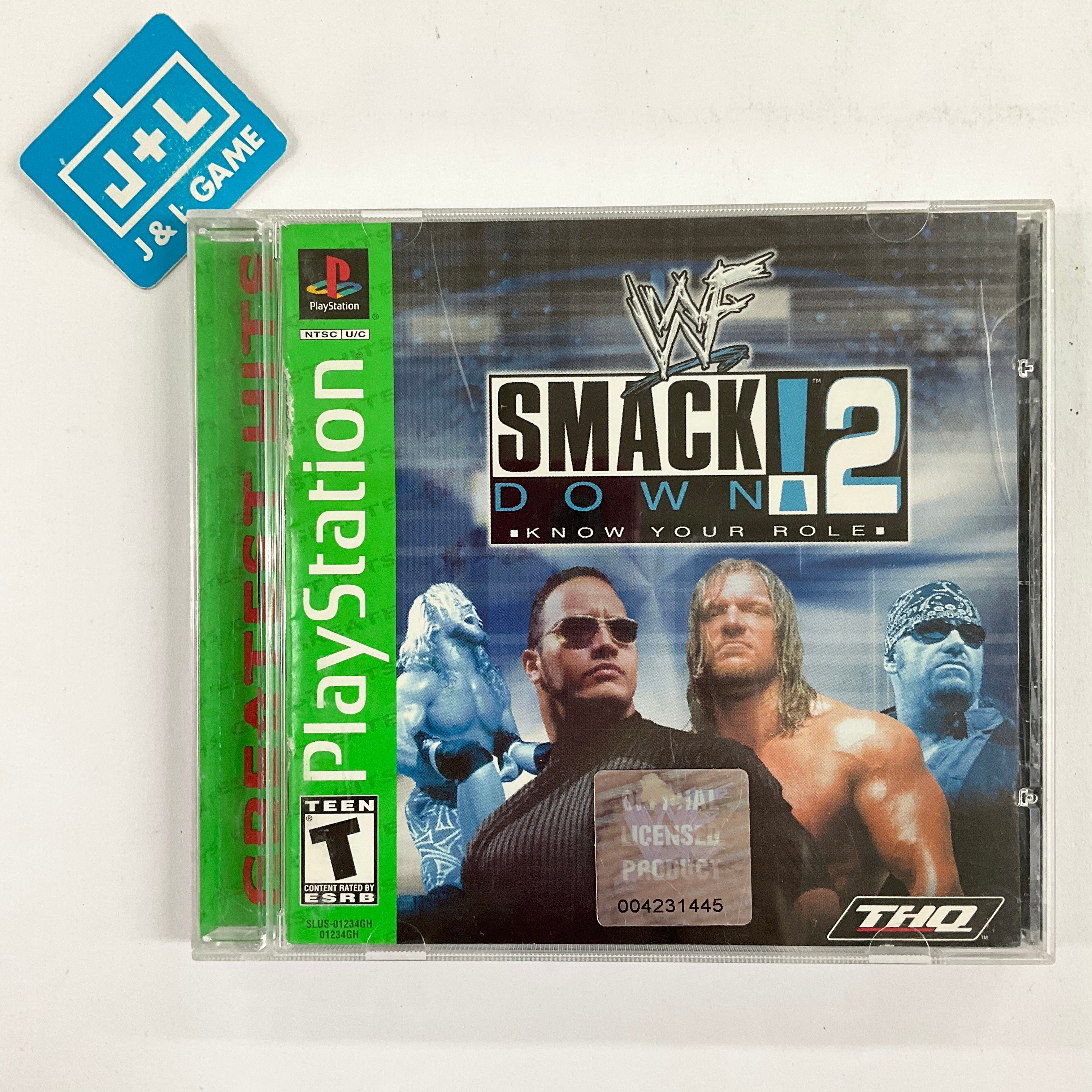 WWF SmackDown! 2: Know Your Role (Greatest Hits) - (PS1) PlayStation 1 [Pre-Owned] Video Games THQ   
