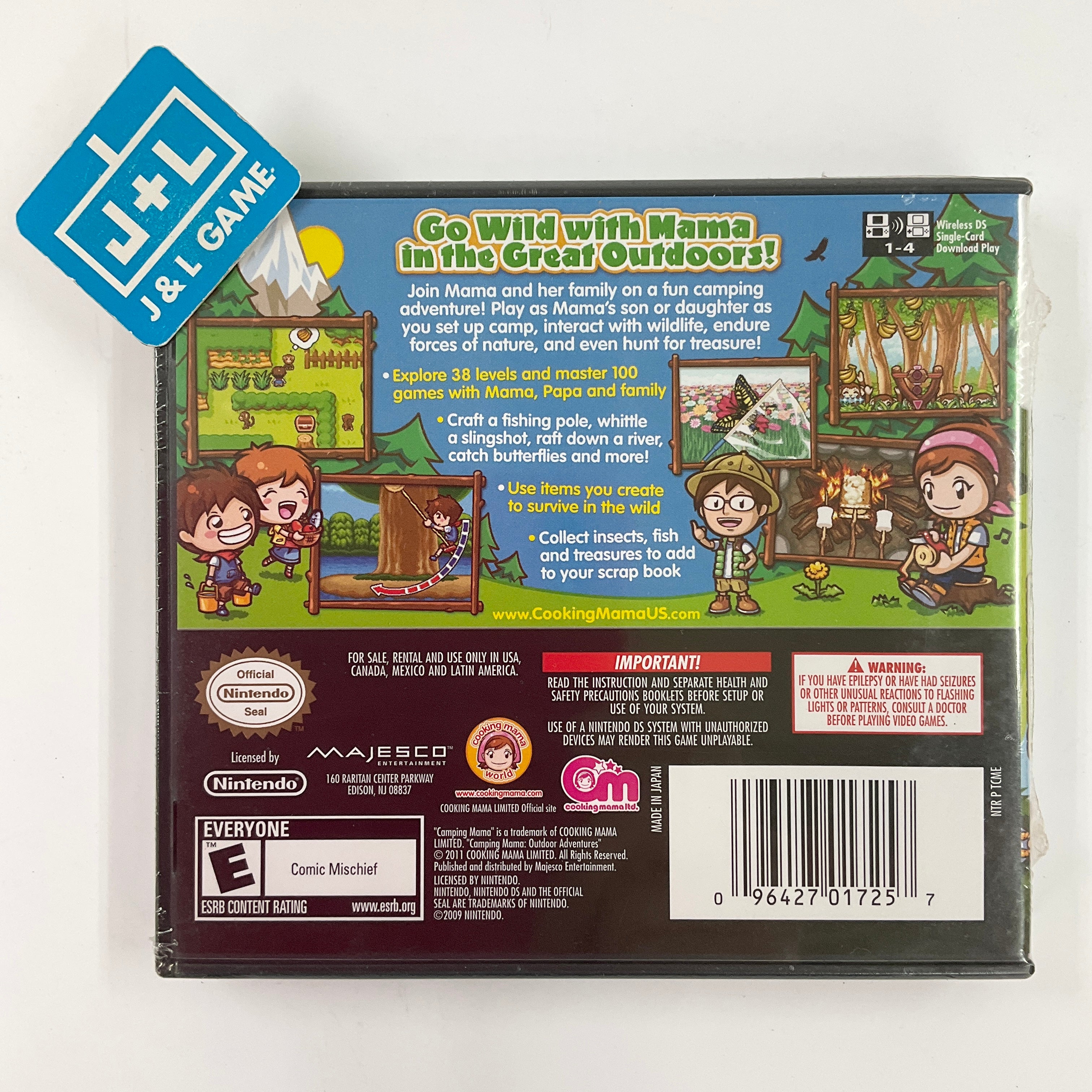 Camping Mama: Outdoor Adventures - (NDS) Nintendo DS Video Games Office Create   