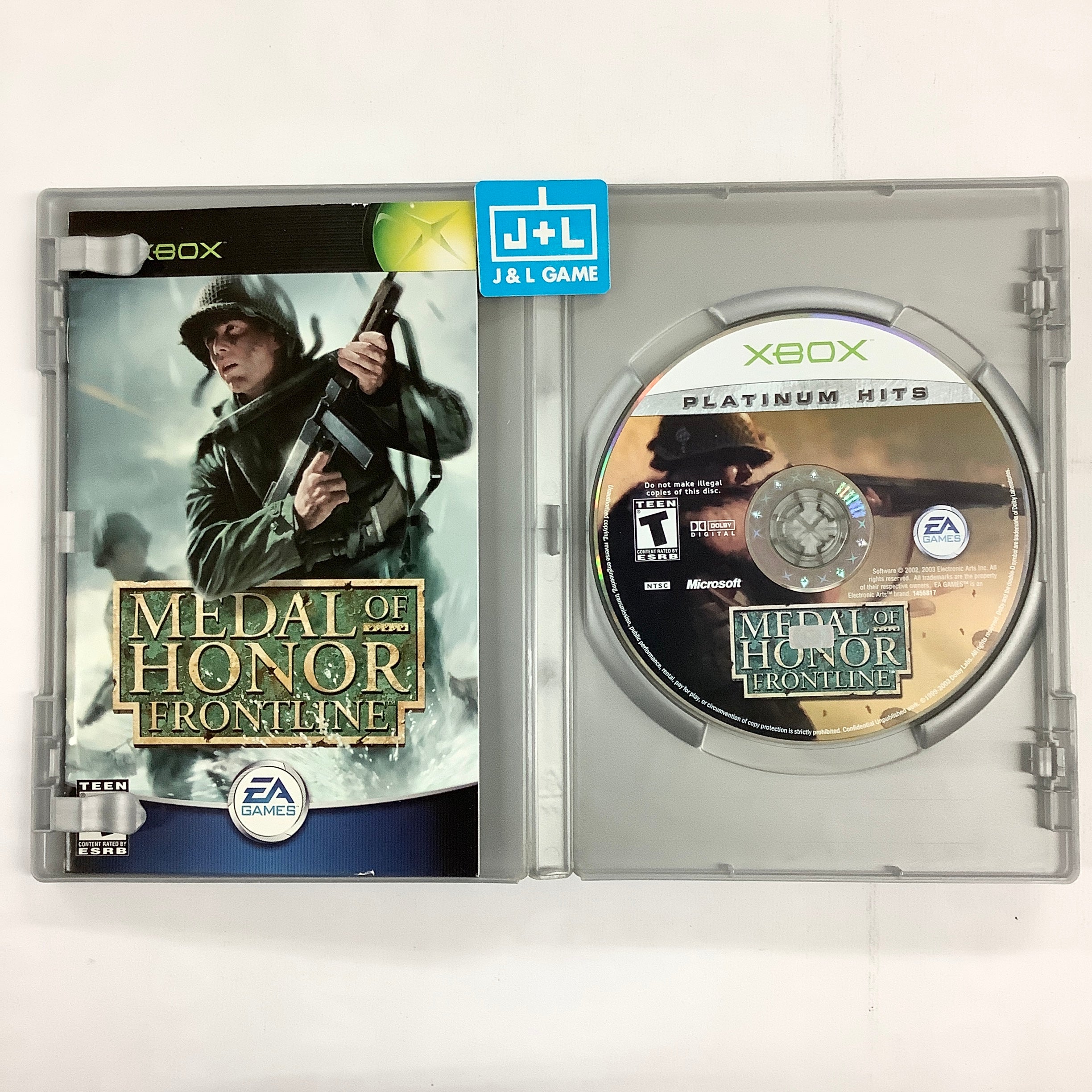 Medal of Honor: Frontline (Platinum Hits) - (XB) Xbox [Pre-Owned