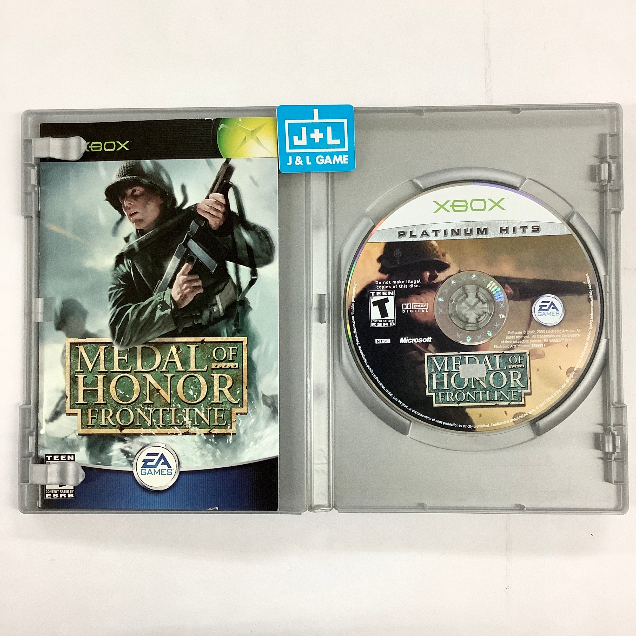 Medal of Honor: Frontline (Platinum Hits) - (XB) Xbox [Pre-Owned] Video Games EA Games   