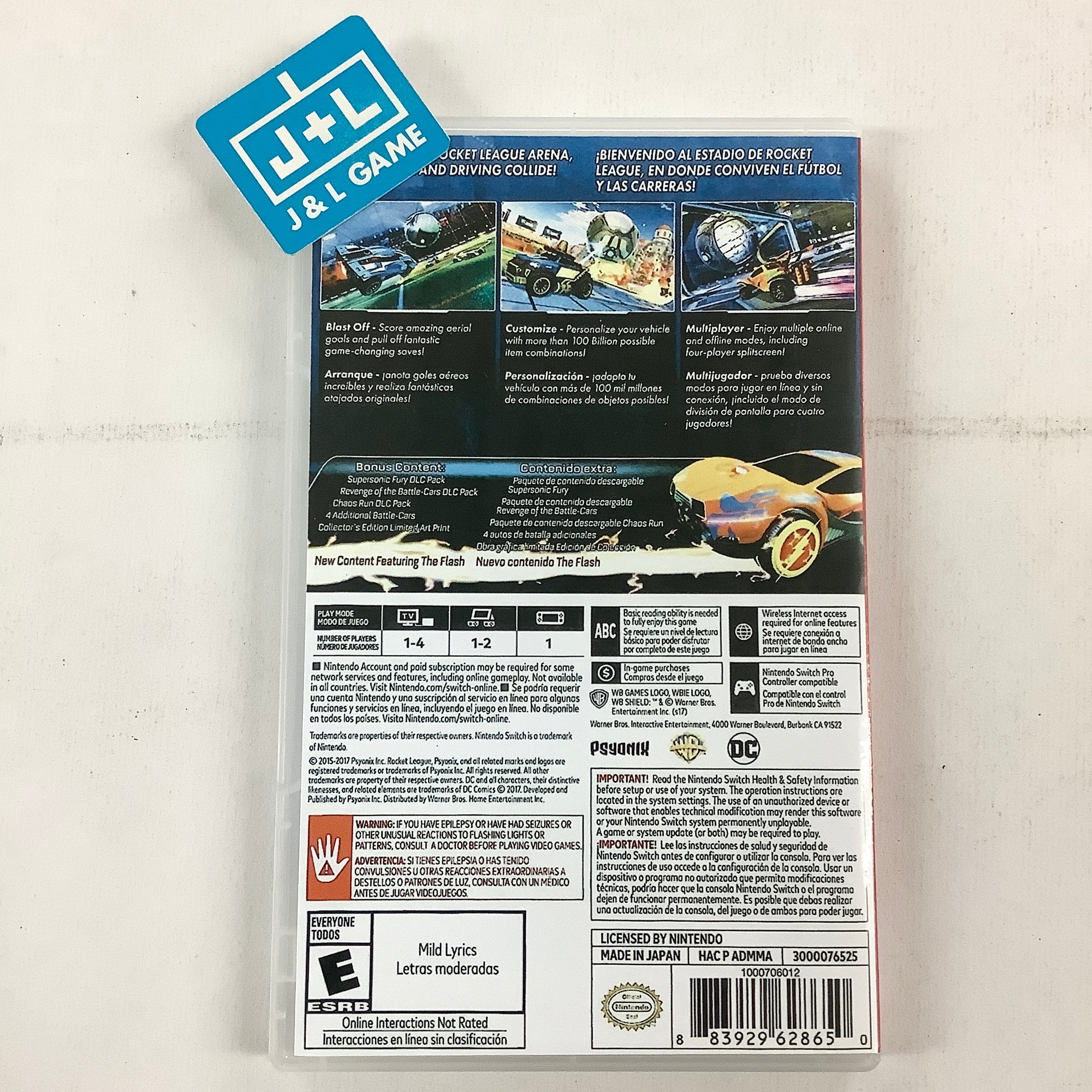 Rocket League Collector's Edition - (NSW) Nintendo Switch [Pre-Owned] Video Games Warner Bros. Interactive Entertainment   