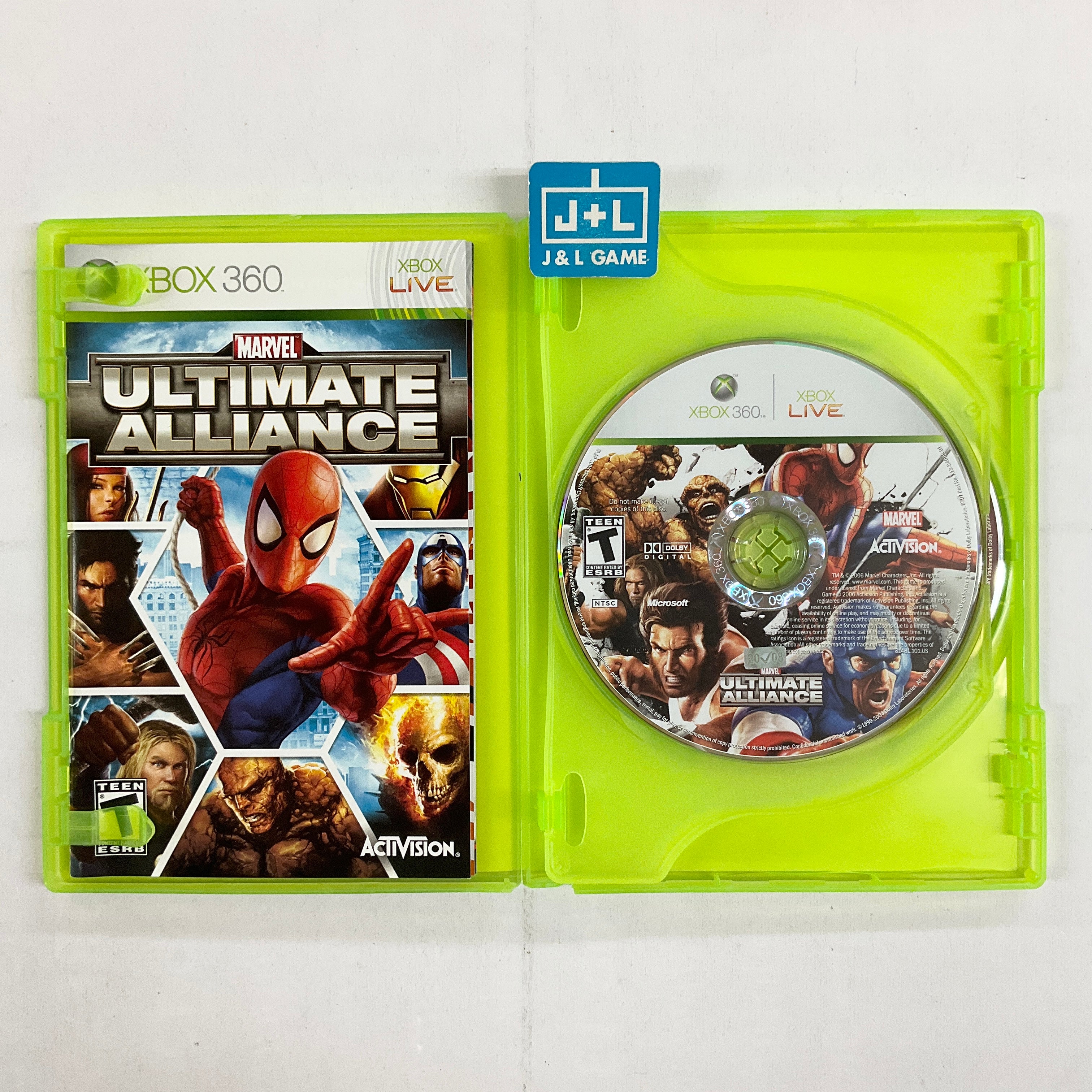Marvel: Ultimate Alliance / Forza Motorsport 2 - Xbox 360 [Pre-Owned] Video Games Microsoft Game Studios   