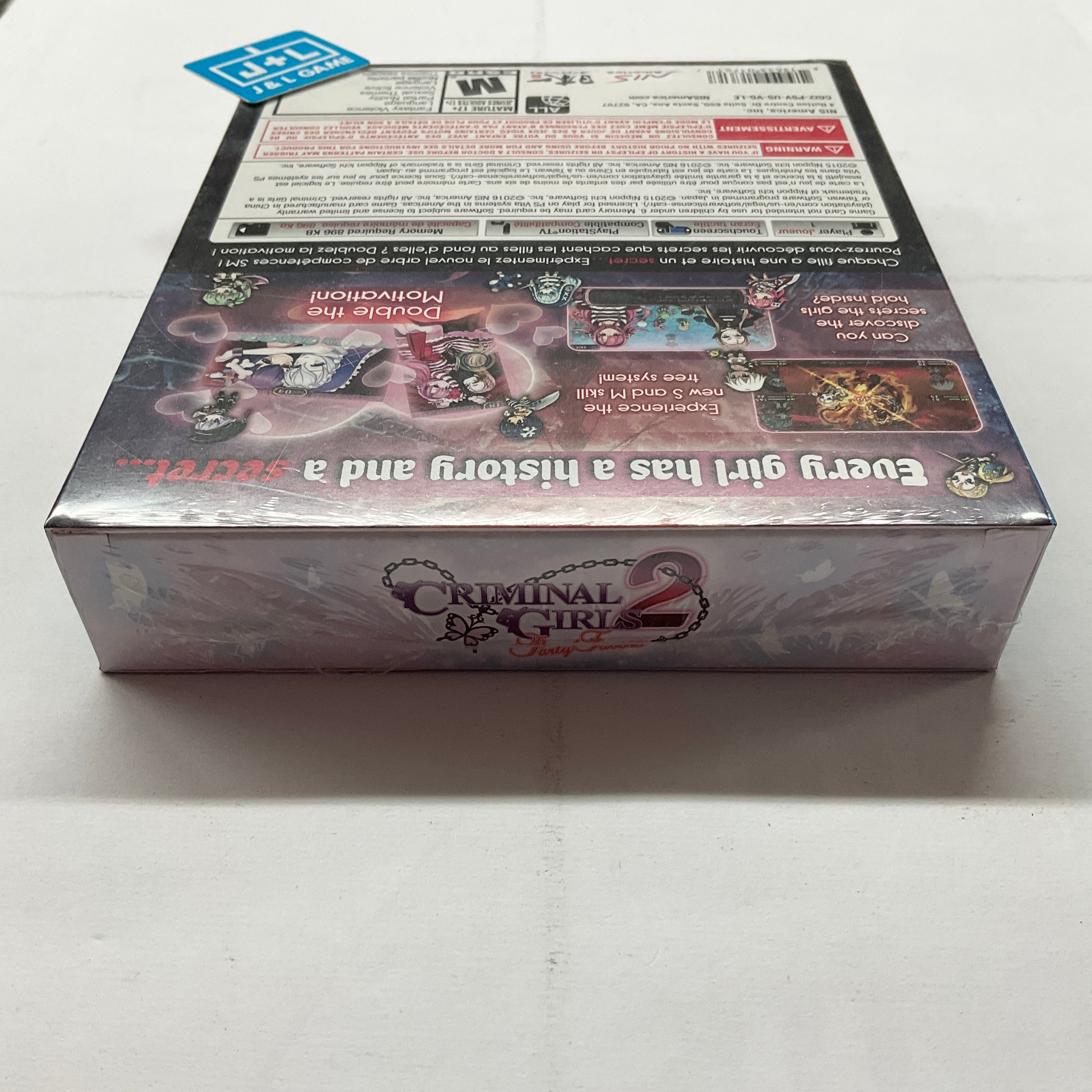 Criminal Girls 2: Party Favors Limited Edition - PlayStaion Vita Video Games J&L Video Games New York City   