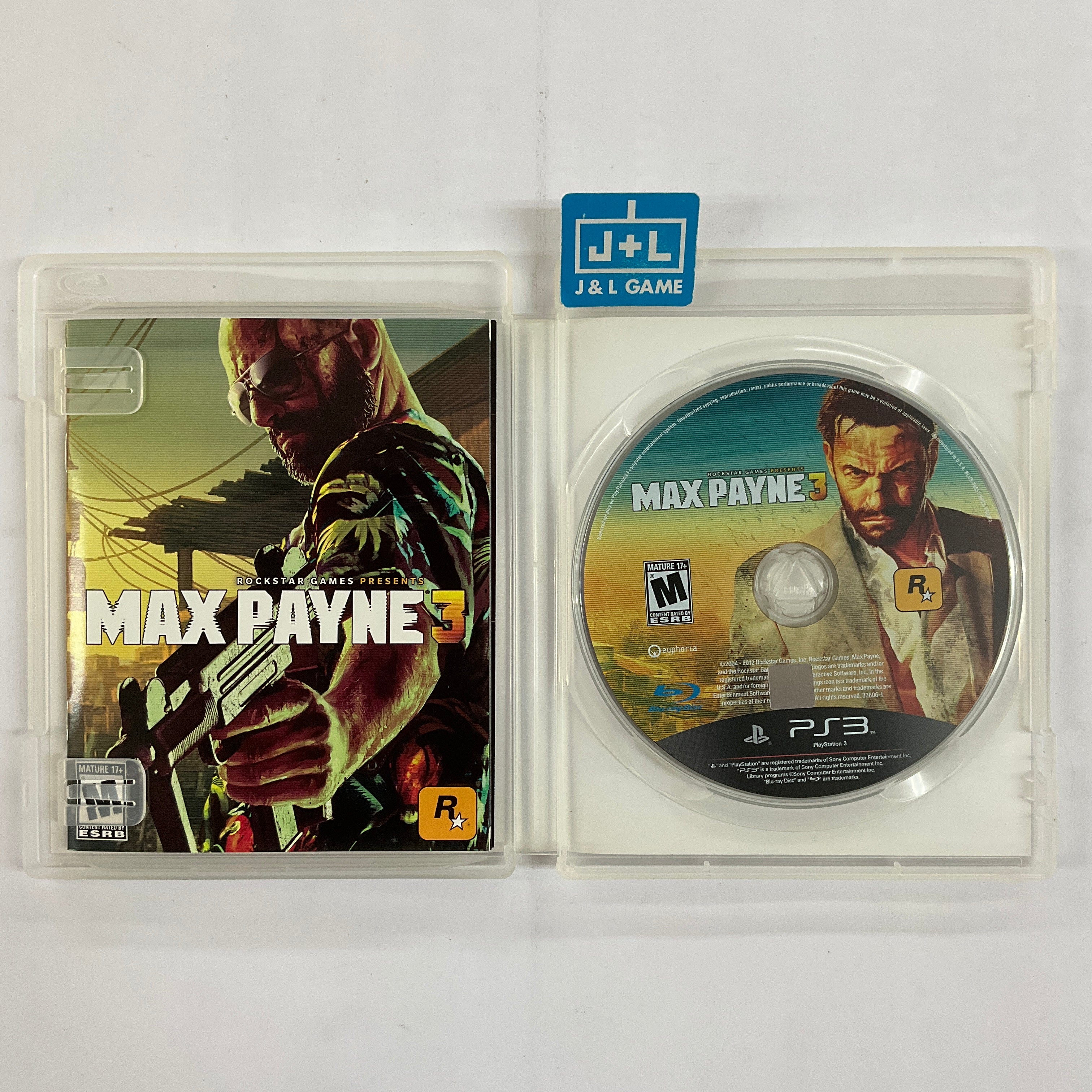 Max Payne 3 - (PS3) PlayStation 3 [Pre-Owned] Video Games Rockstar Games   