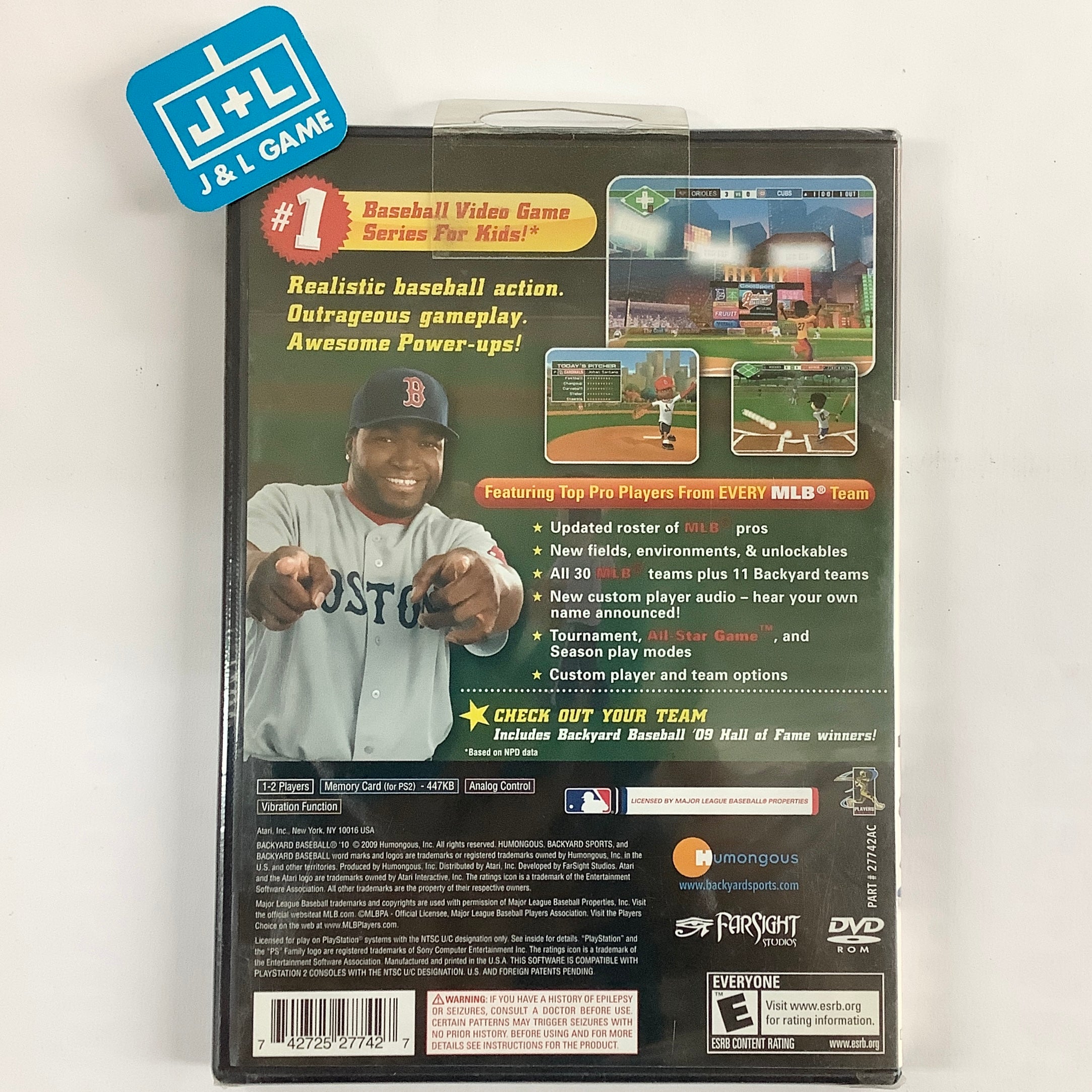 Backyard Baseball '10 - (PS2) PlayStation 2 Video Games Atari SA   