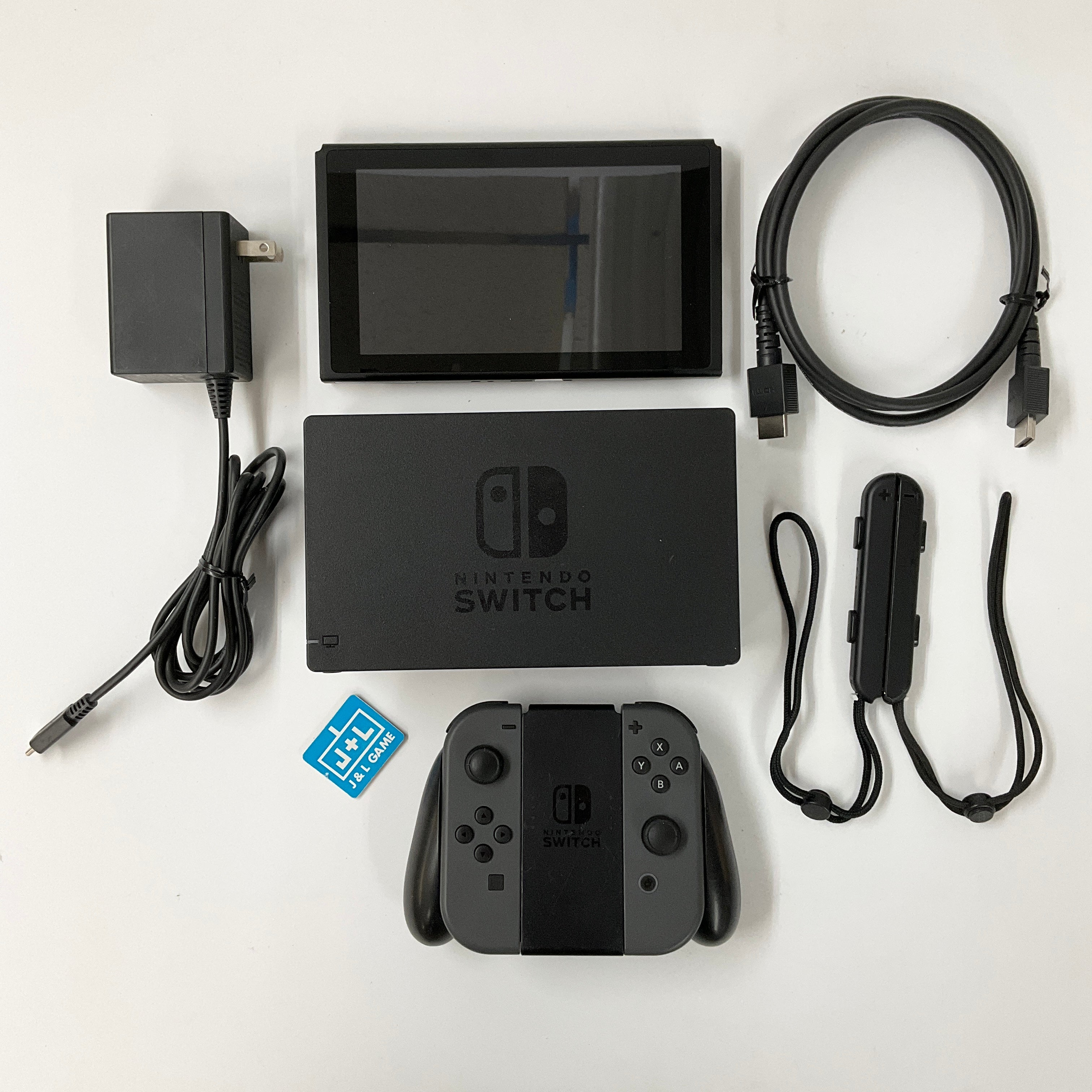 Nintendo Switch Console with Gray Joy-Con (L-R) - (NSW) Nintendo Switch [Pre-Owned] Consoles Nintendo   