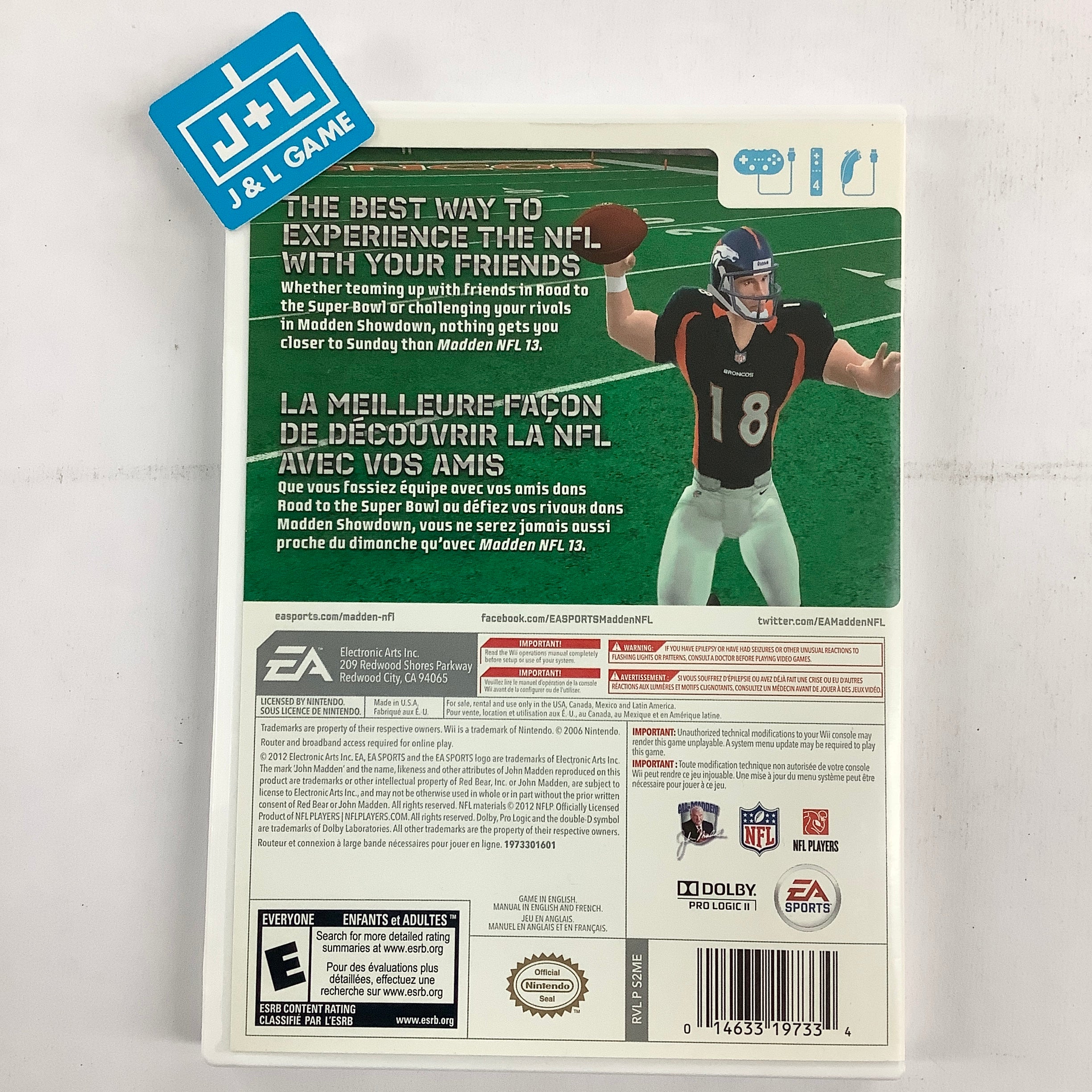 Madden NFL 13 - Nintendo Wii [Pre-Owned] Video Games EA Sports   