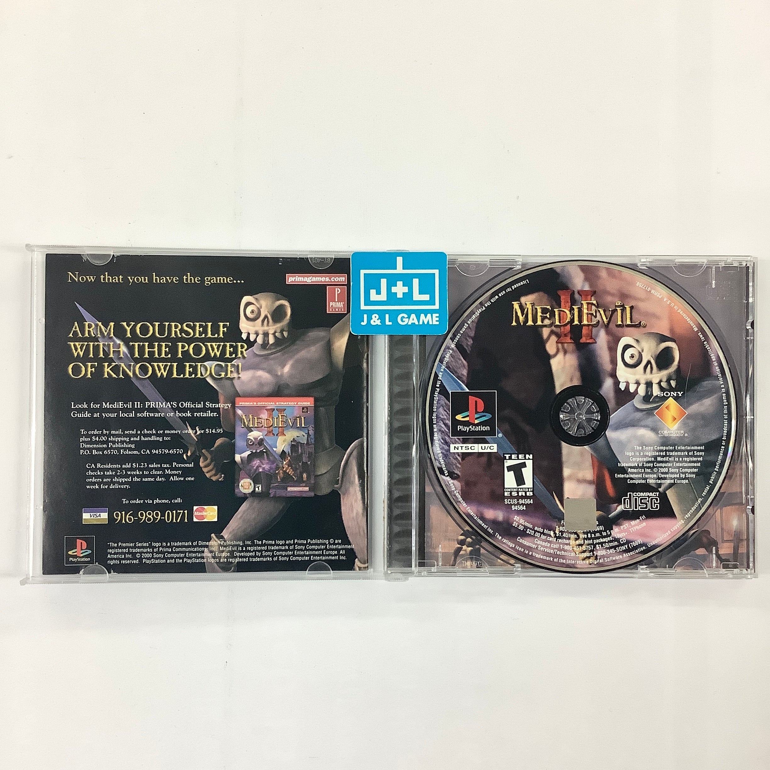MediEvil II - (PS1) PlayStation 1 [Pre-Owned] | J&L Game