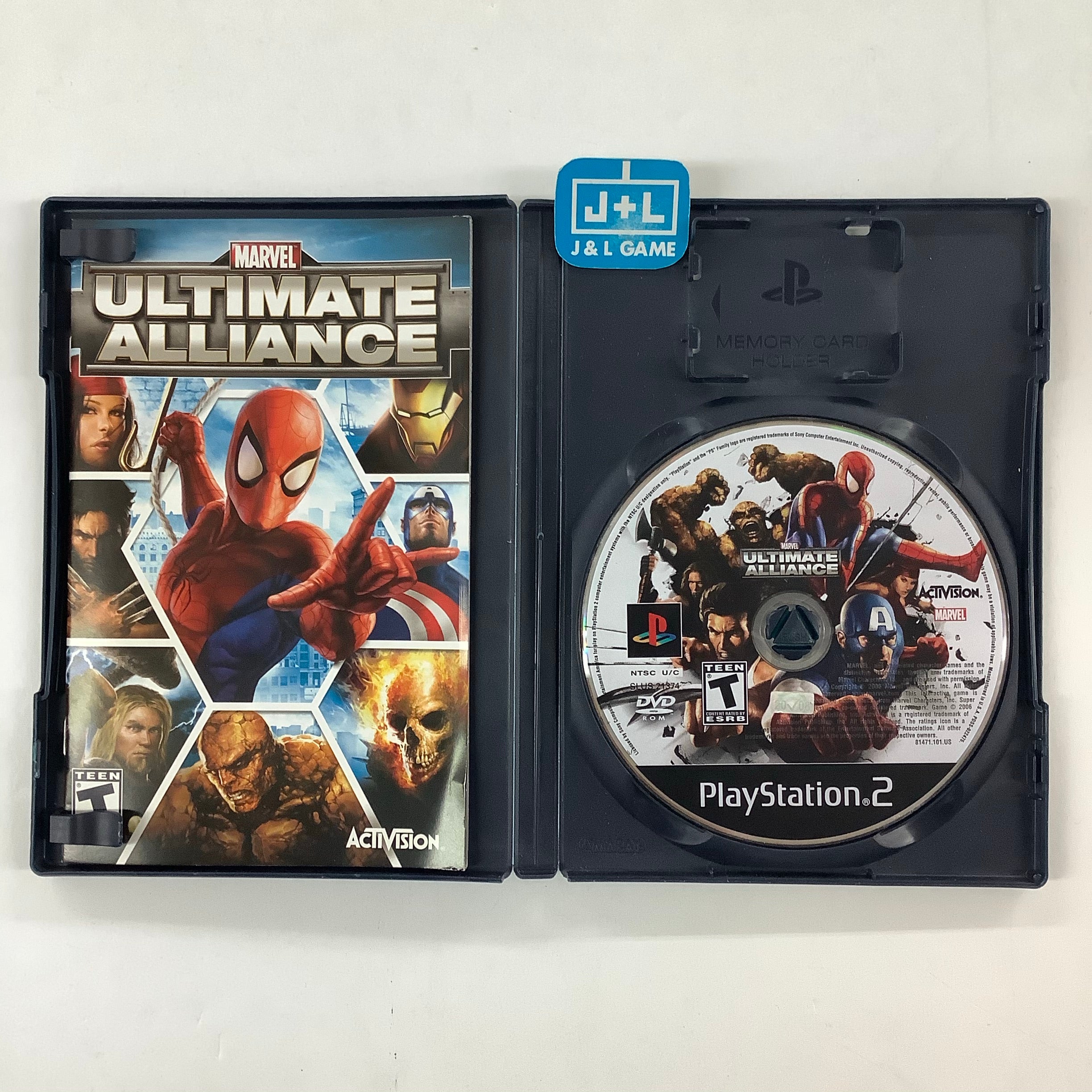 Marvel: Ultimate Alliance - (PS2) PlayStation 2 [Pre-Owned] Video Games Activision   