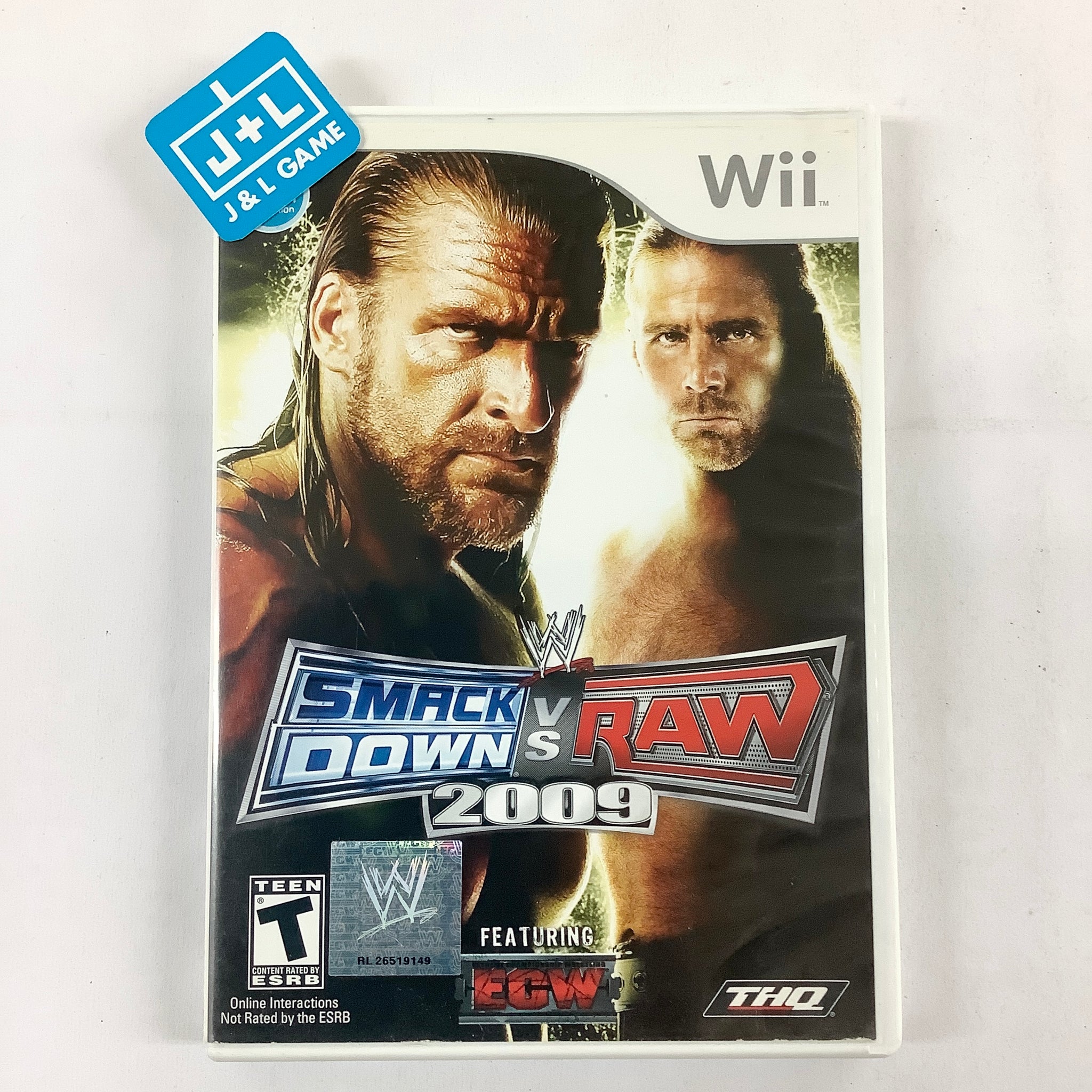 WWE SmackDown vs. Raw 2009 - Nintendo Wii [Pre-Owned] Video Games THQ   