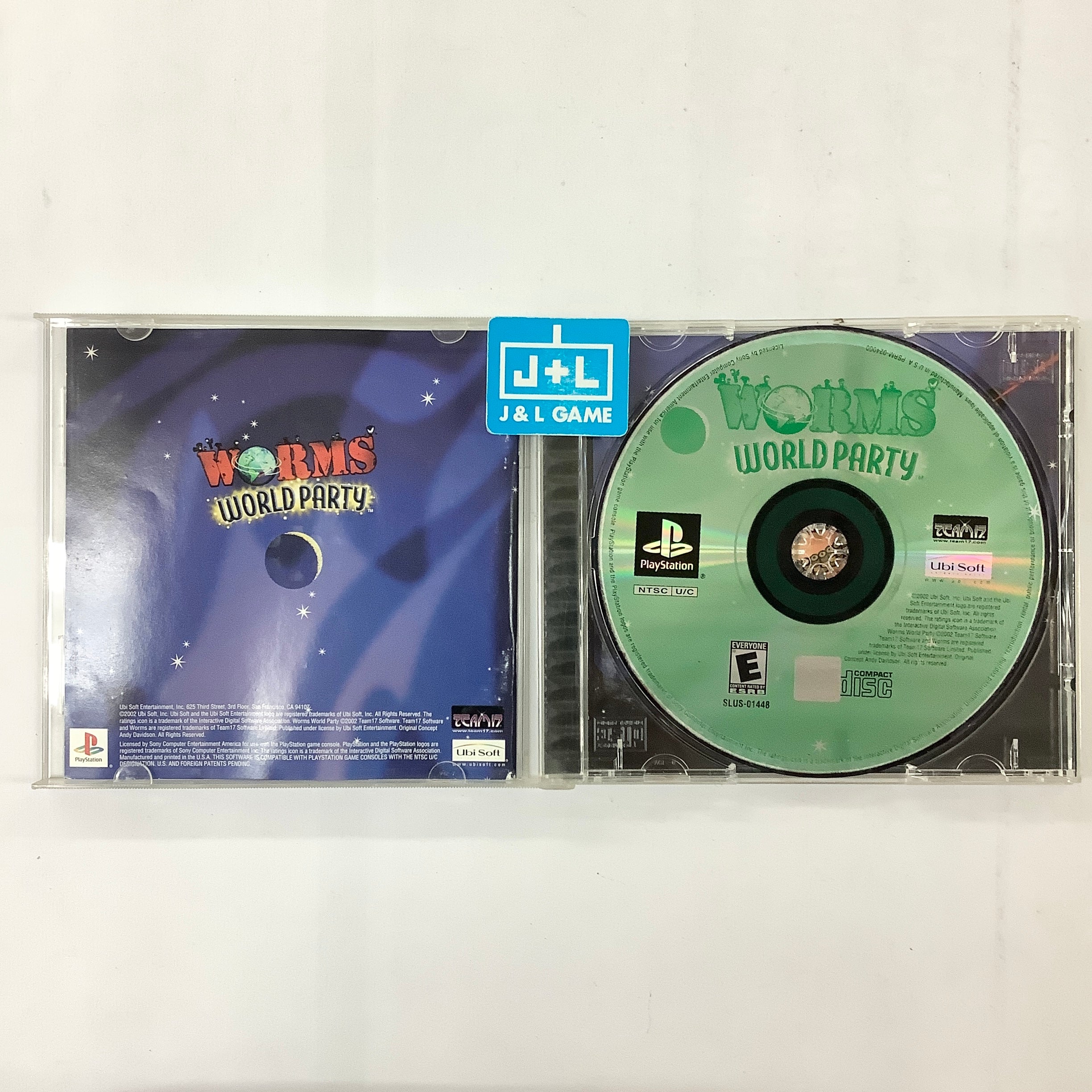 Worms World Party - (PS1) PlayStation 1 [Pre-Owned] Video Games Ubisoft   