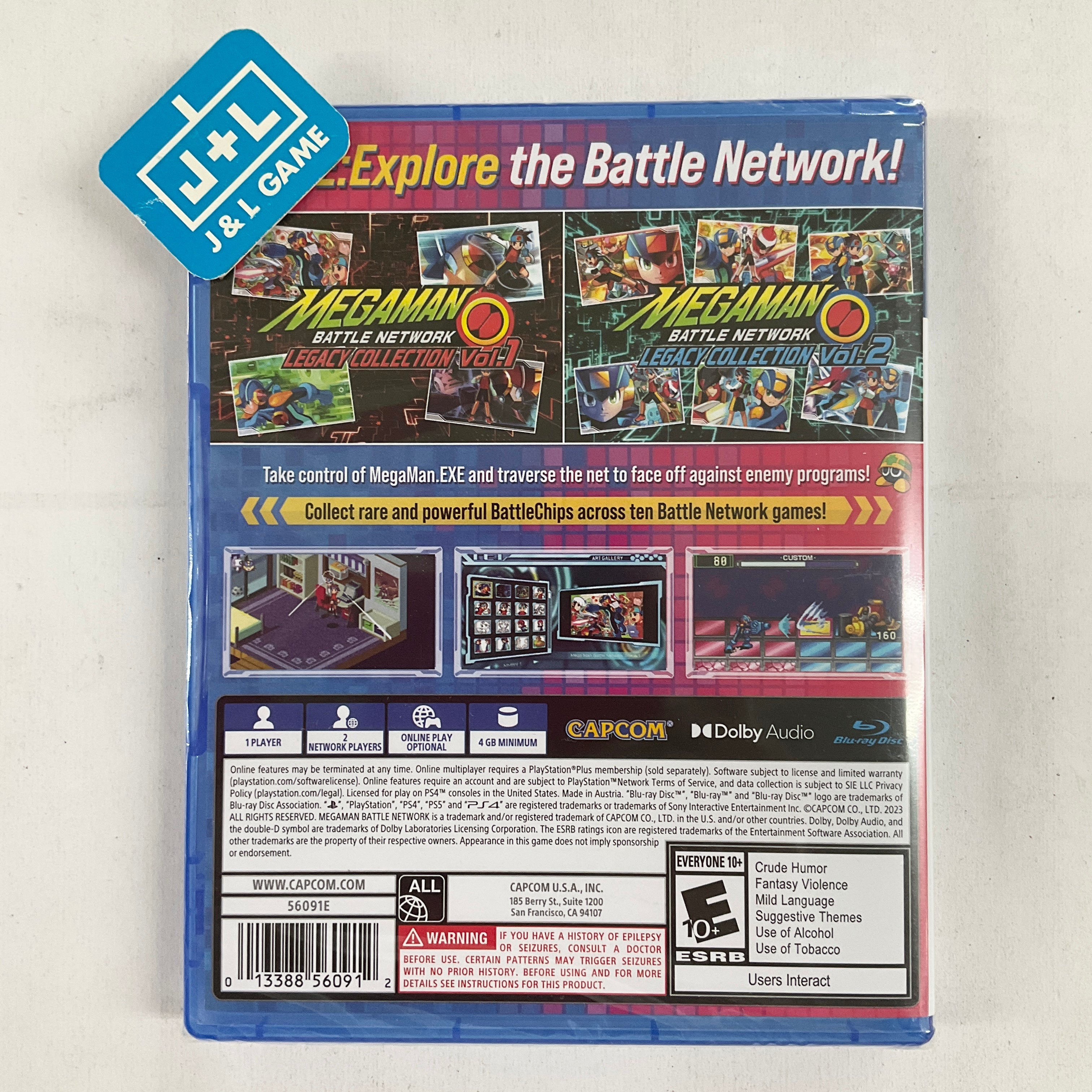 Mega Man Battle Network Legacy Collection - (PS4) PlayStation 4 Video Games Capcom   