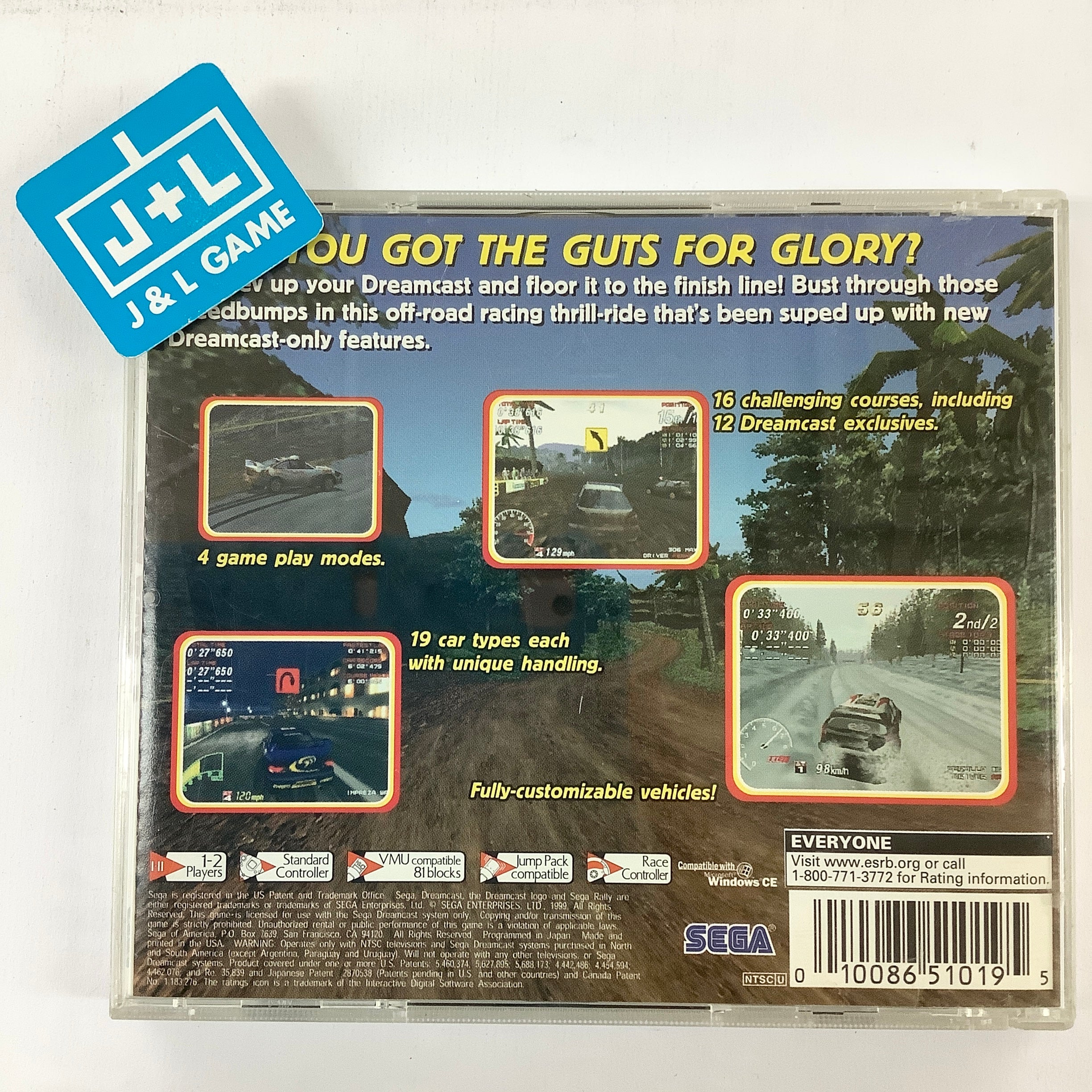 Sega Rally Championship 2 - (DC) SEGA Dreamcast [Pre-Owned] Video Games Sega   