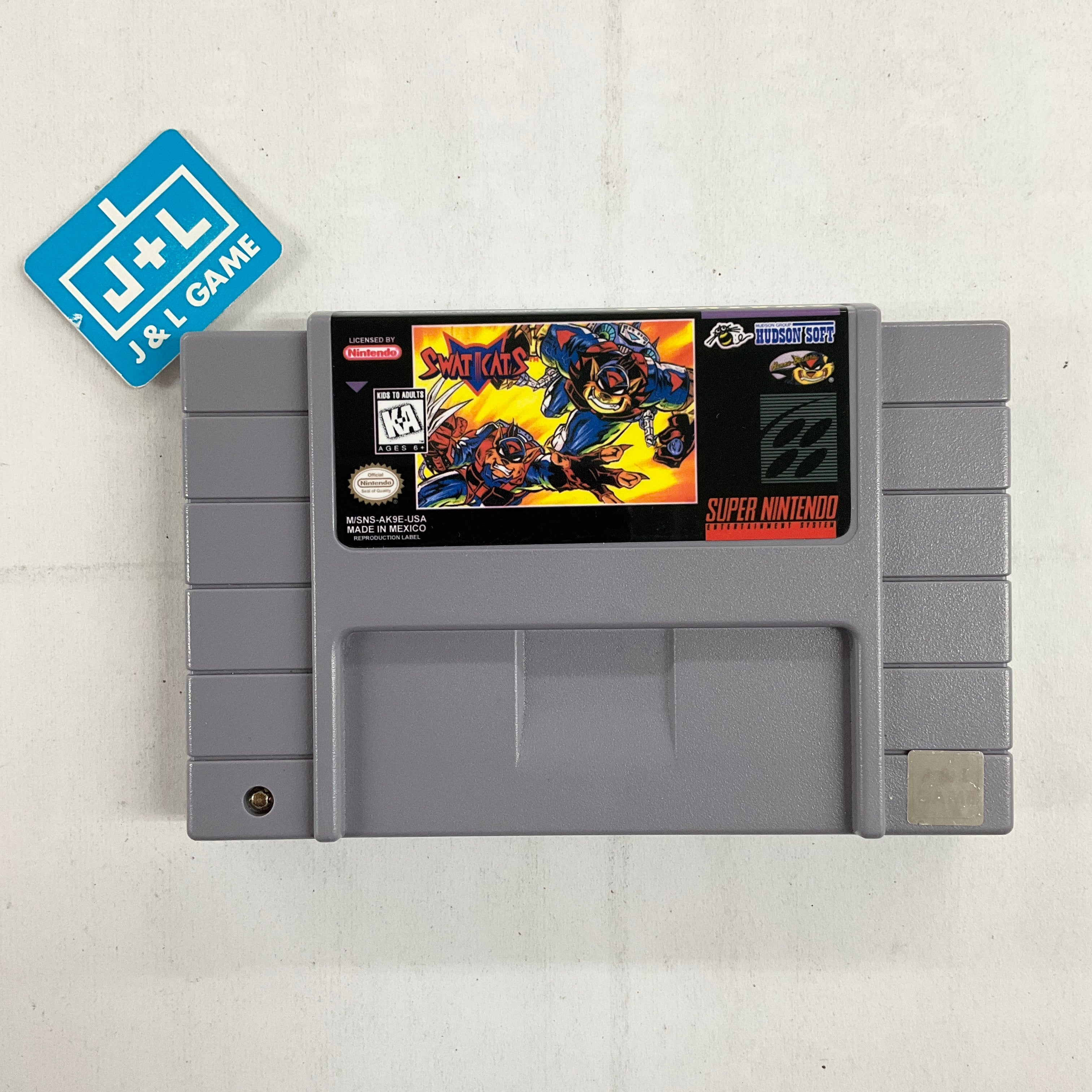 SWAT Kats: The Radical Squadron - (SNES) Super Nintendo [Pre-Owned] Video Games Hudson   