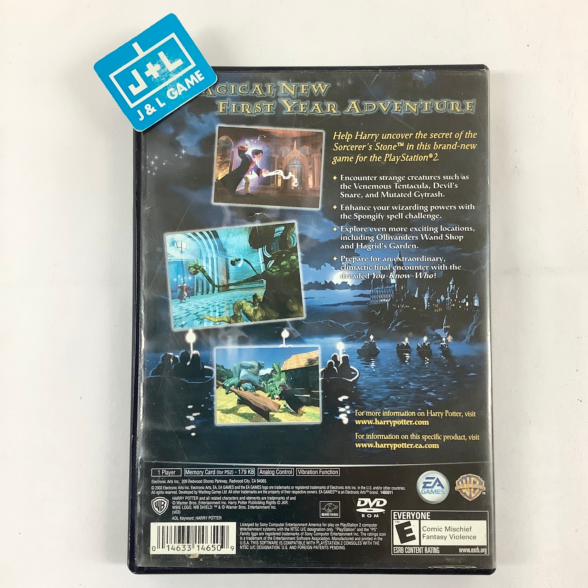 Harry Potter and the Sorcerer's Stone - (PS2) PlayStation 2 [Pre-Owned] Video Games EA Games   