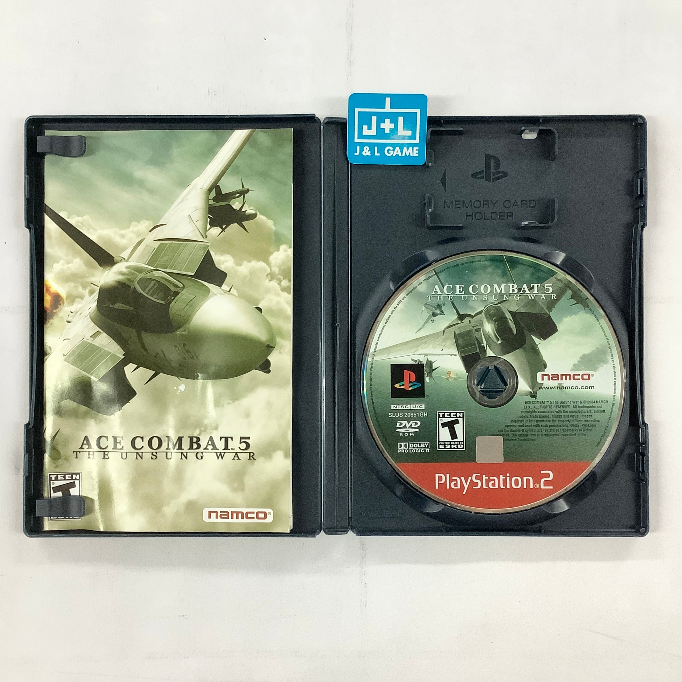 Ace Combat 5: The Unsung War (Greatest Hits) - (PS2) PlayStation 2 [Pre-Owned] Video Games Namco   