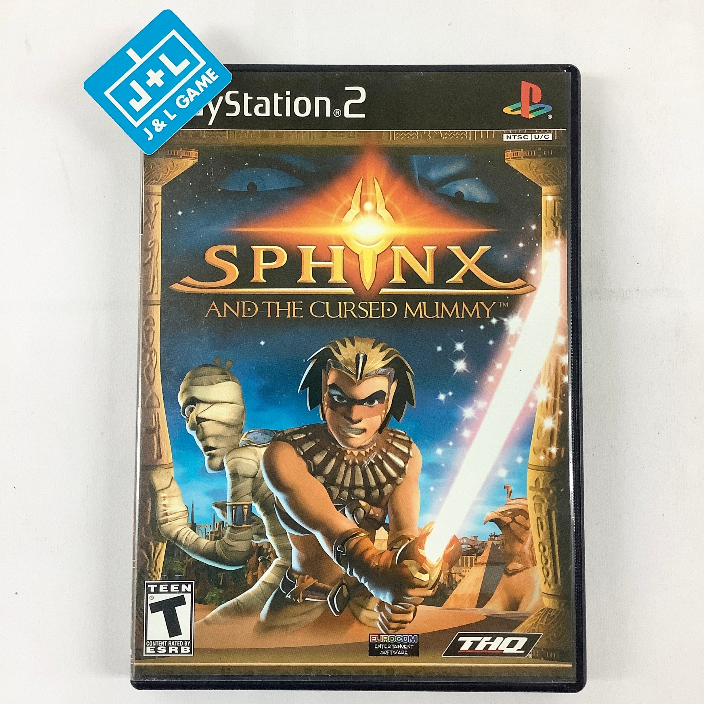 Sphinx and the Cursed Mummy - (PS2) PlayStation 2 [Pre-Owned] Video Games THQ   