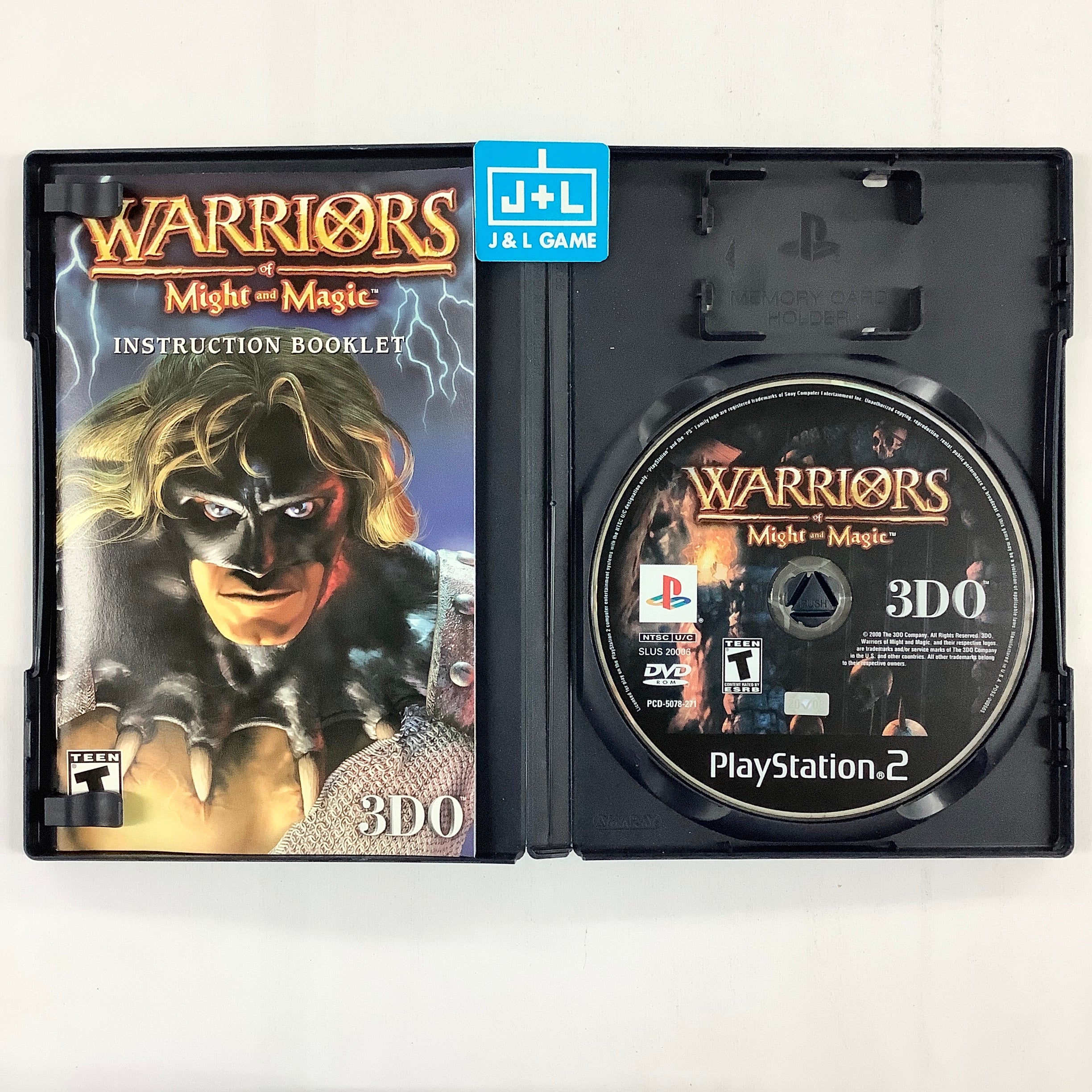 Jeu PS2 Warriors Of Might And Magic (.hack) - Bon état - Sony PlayStation 2