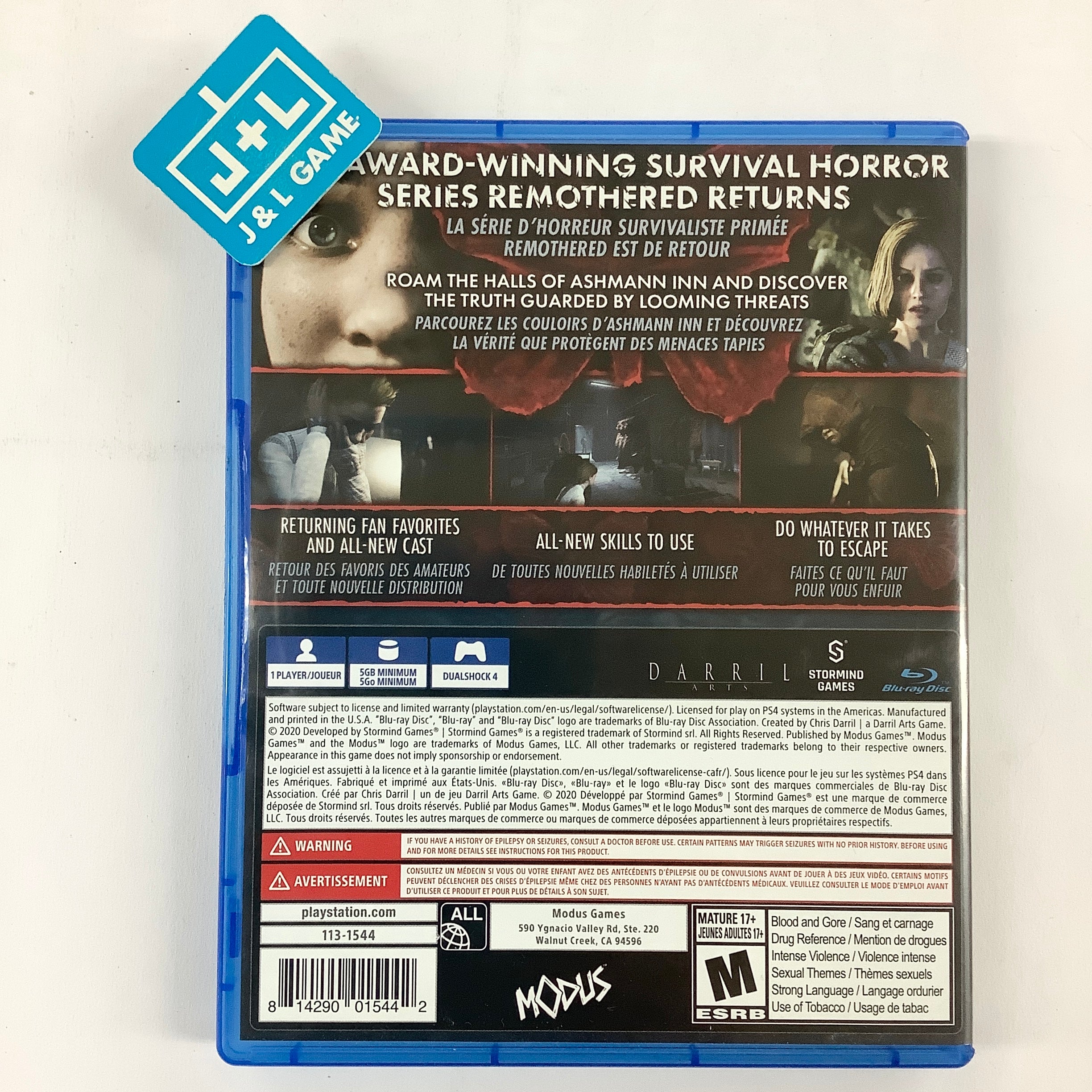 Remothered: Broken Porcelain - (PS4) PlayStation 4 [Pre-Owned] Video Games Modus   