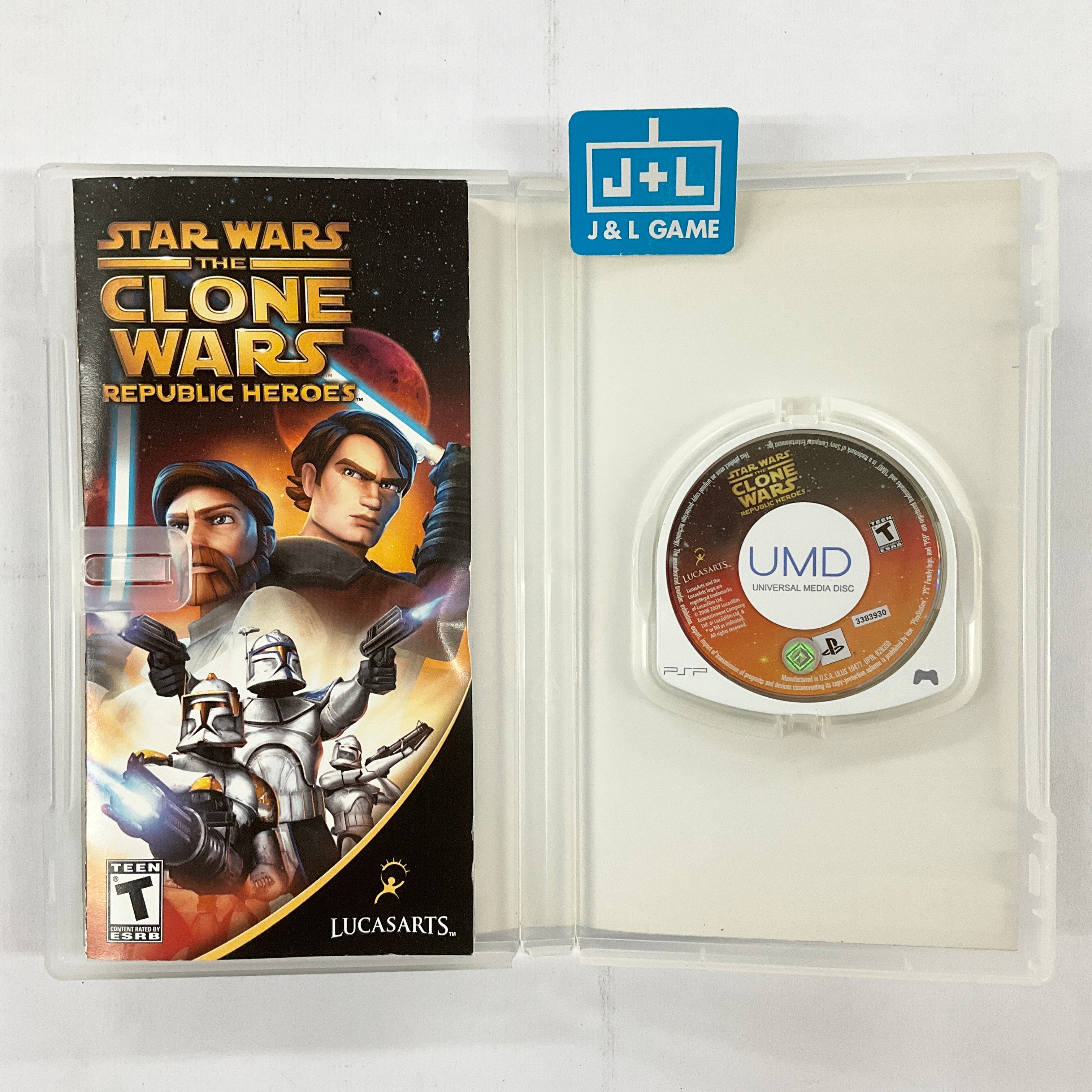 Star Wars The Clone Wars: Republic Heroes - Sony PSP [Pre-Owned] Video Games LucasArts   