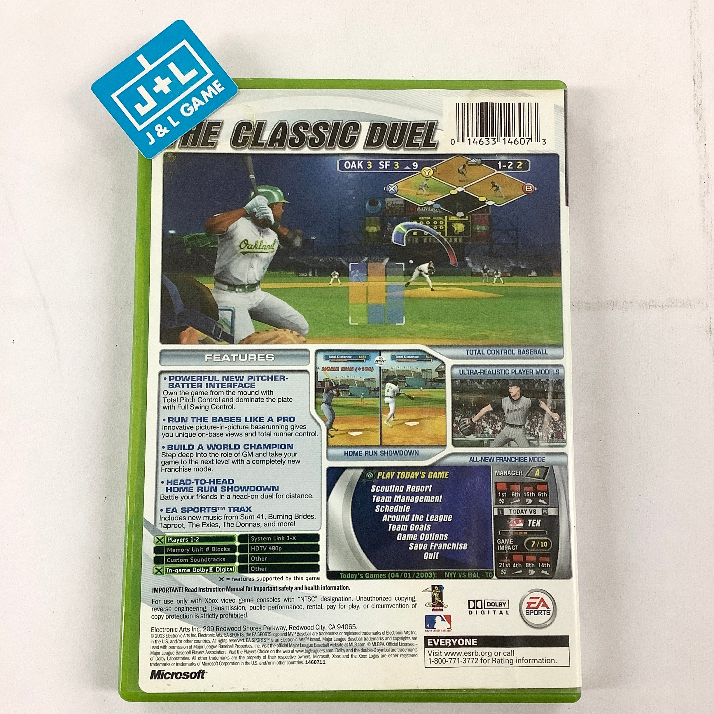 MVP Baseball 2003 - (XB) Xbox [Pre-Owned] Video Games EA Sports   