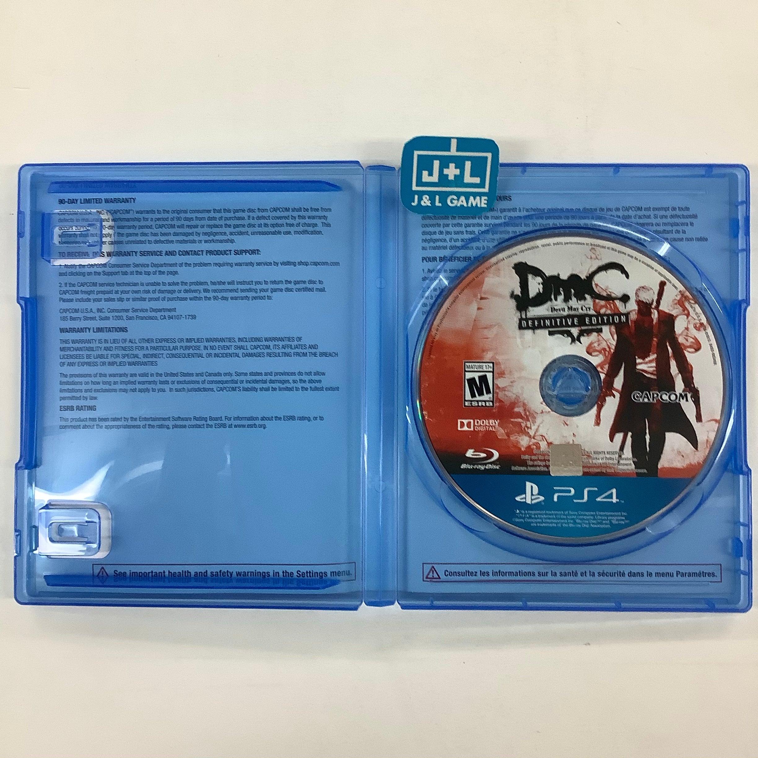 DmC: Devil May Cry Definitive Edition - (PS4) PlayStation 4 [Pre-Owned] Video Games Capcom   