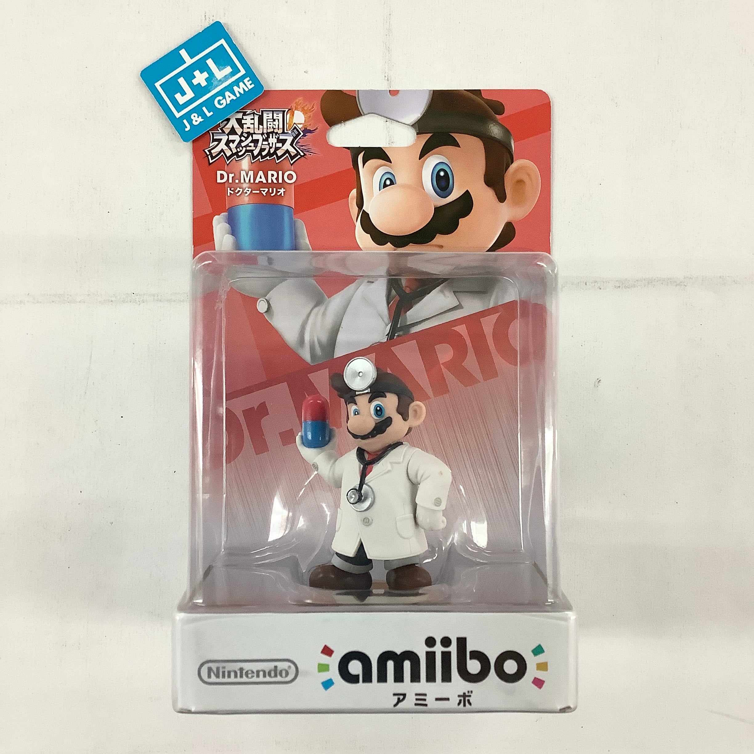 Dr. Mario (Super Smash Bros. series) - Nintendo WiiU Amiibo (Japanese Import) Amiibo Nintendo   