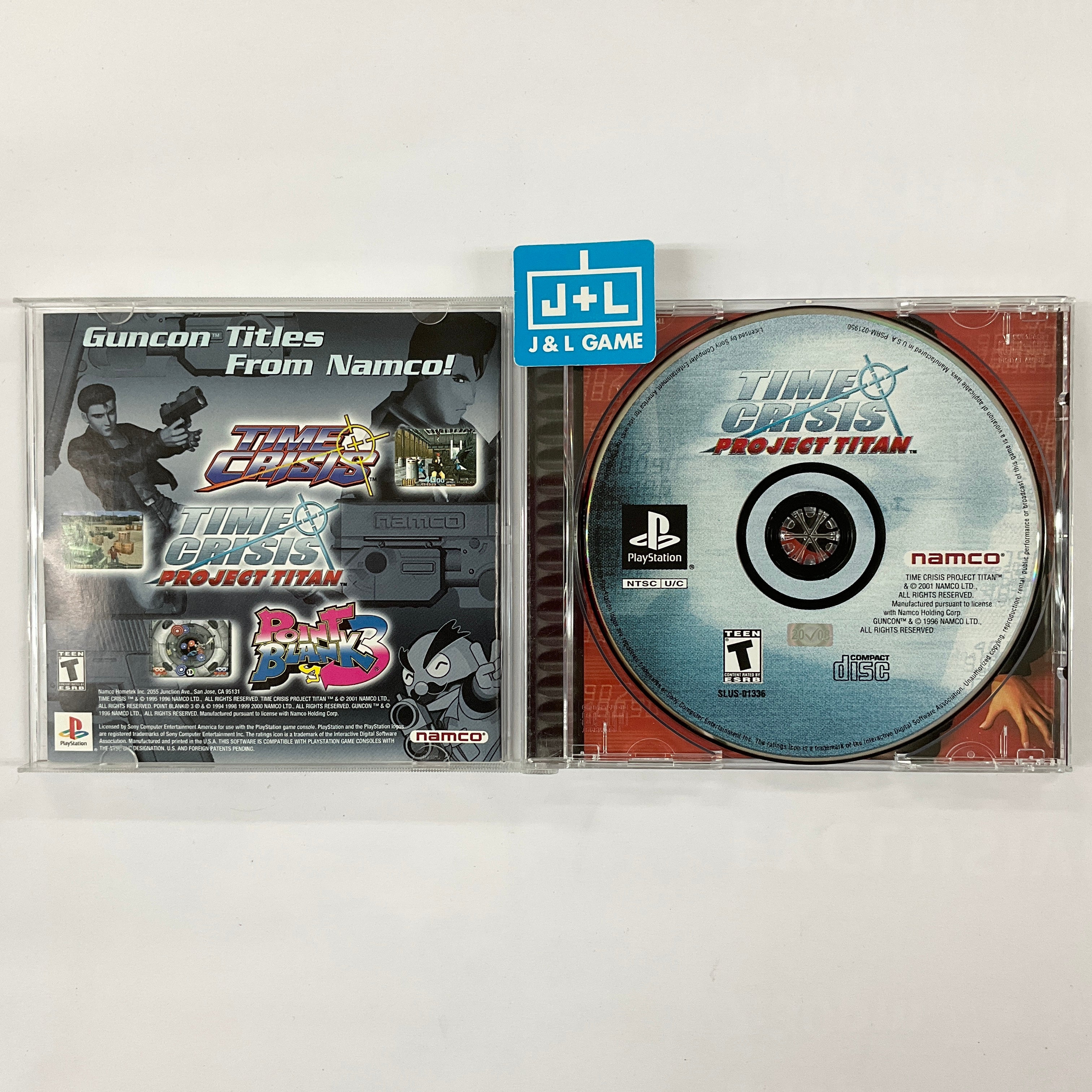 Time Crisis: Project Titan - (PS1) PlayStation 1 [Pre-Owned] Video Games Namco   