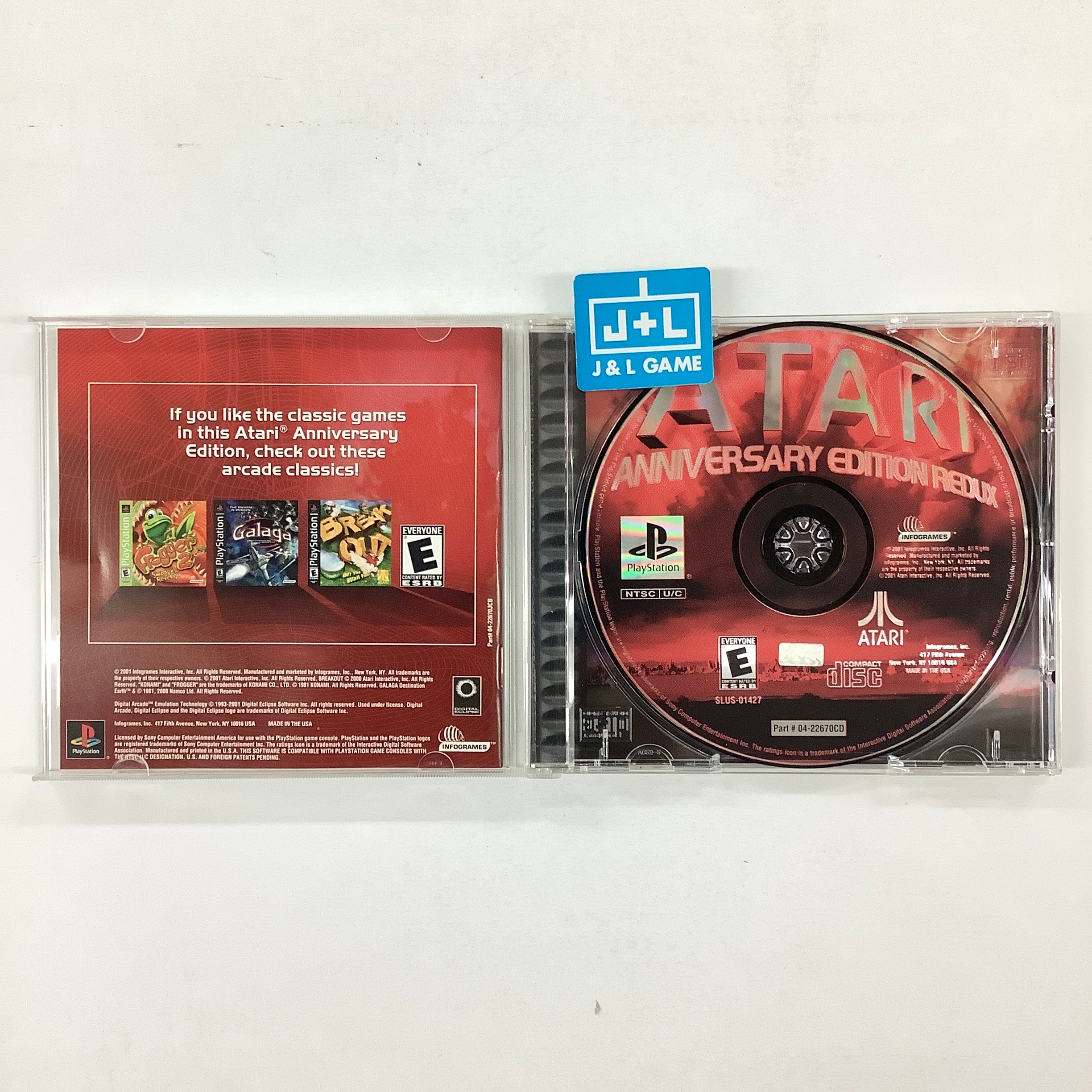 Atari Anniversary Edition Redux - (PS1) PlayStation 1 [Pre-Owned] Video Games Infogrames   