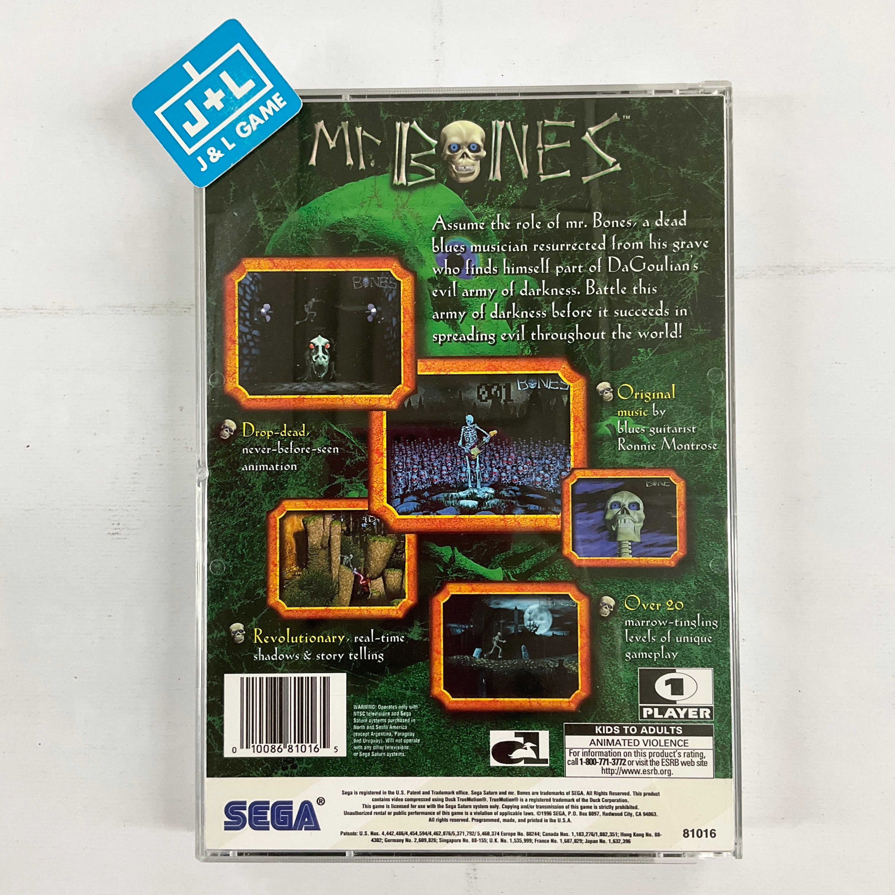 Mr. Bones - (SS) SEGA Saturn [Pre-Owned] Video Games Sega   