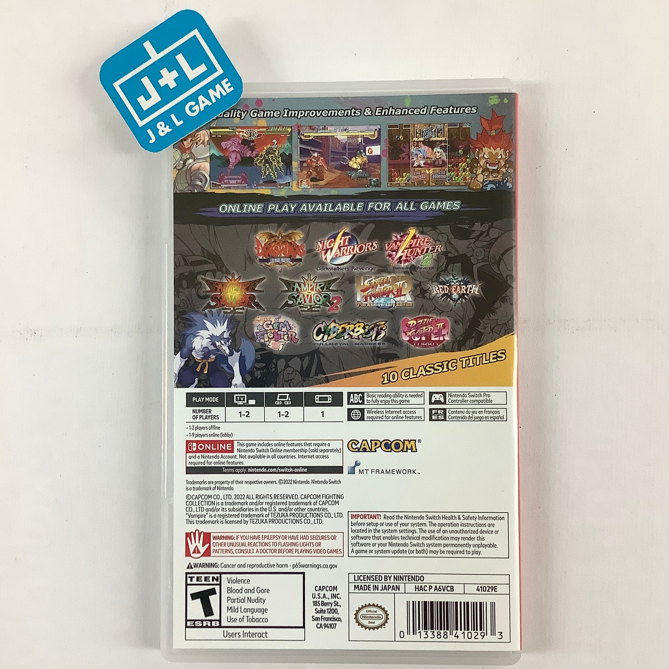 Capcom Fighting Collection - (NSW) Nintendo Switch [UNBOXING] Video Games Capcom   