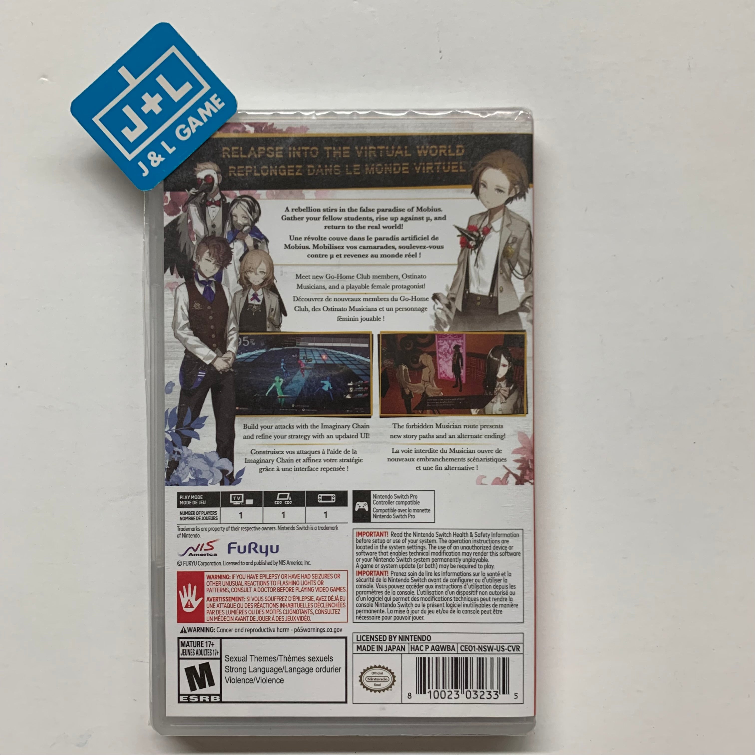 The Caligula Effect: Overdose - (NSW) Nintendo Switch Video Games NIS America   