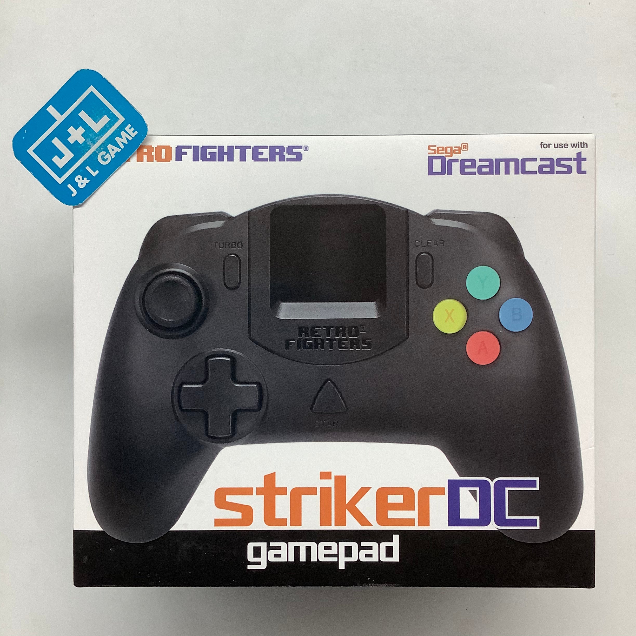 Retro Fighters Striker DC Dreamcast Controller ( Black ) - SEGA Dreamcast Accessories Retro Fighters   