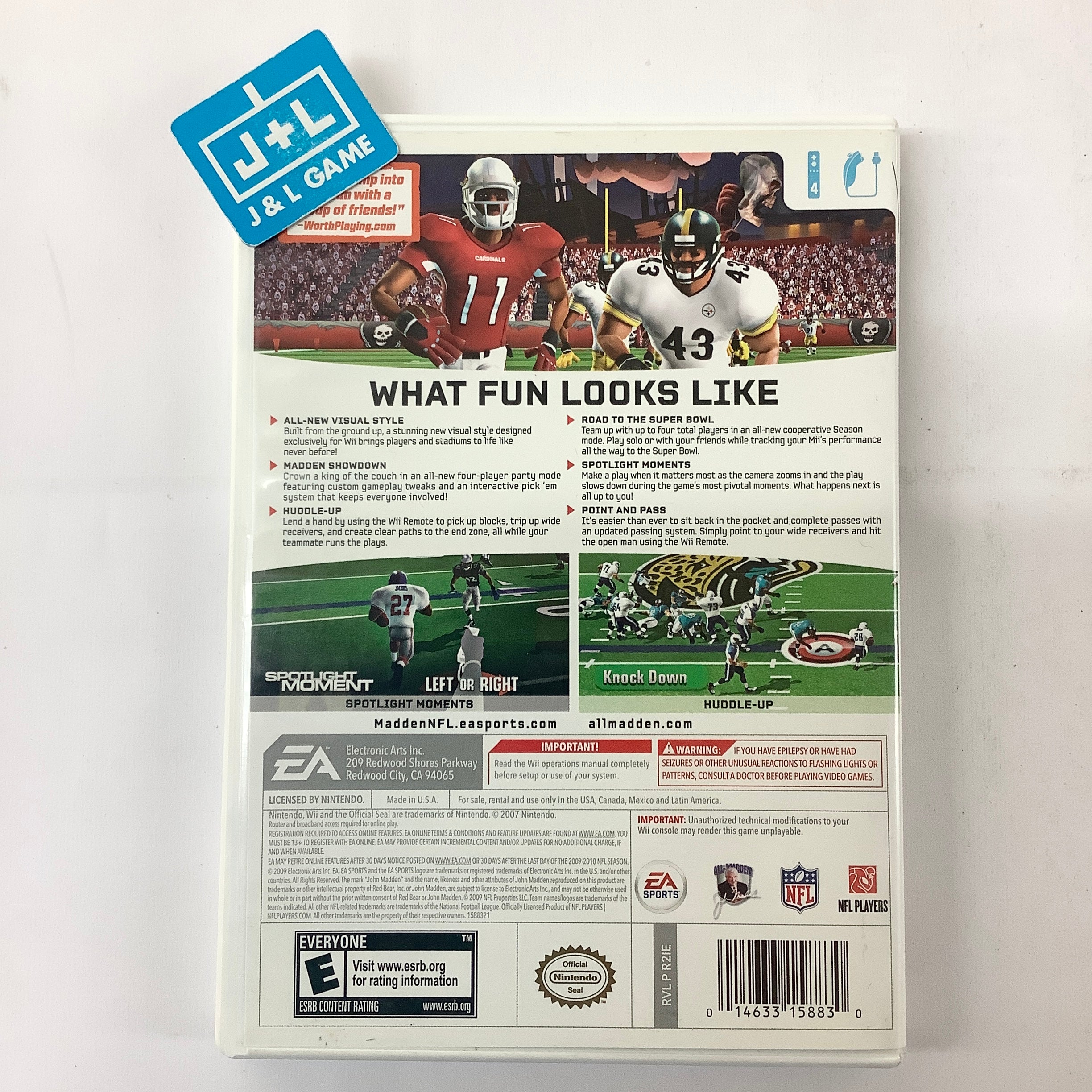 Madden NFL 10 - Nintendo Wii [Pre-Owned] Video Games Electronic Arts   