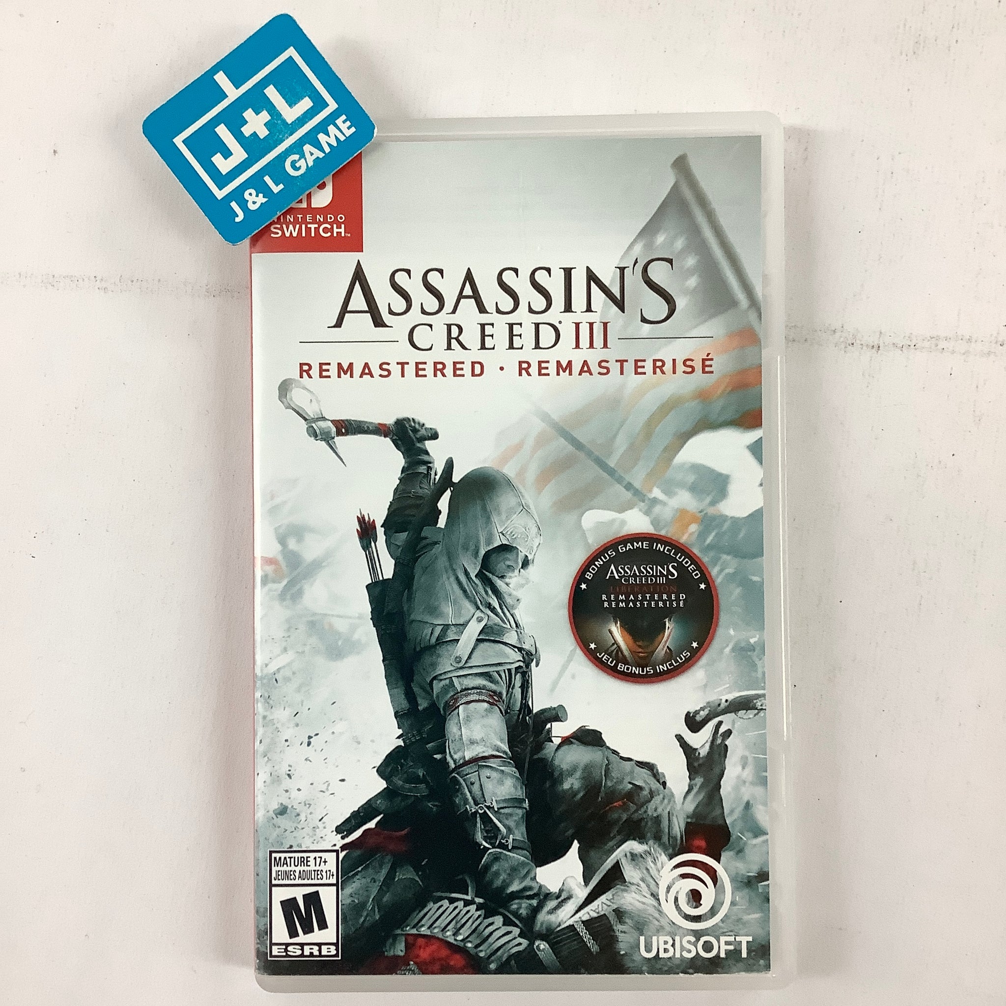 Assassin's Creed III: Remastered - (NSW) Nintendo Switch [Pre-Owned] Video Games Ubisoft   