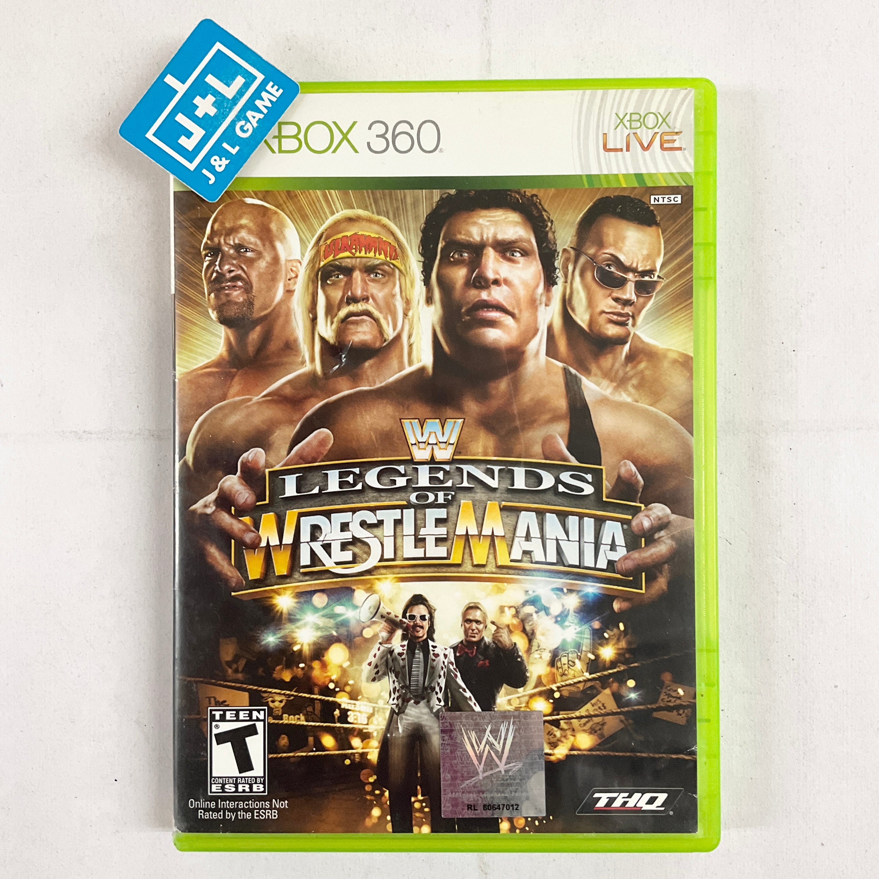 WWE Legends of WrestleMania - Xbox 360 [Pre-Owned] Video Games THQ   