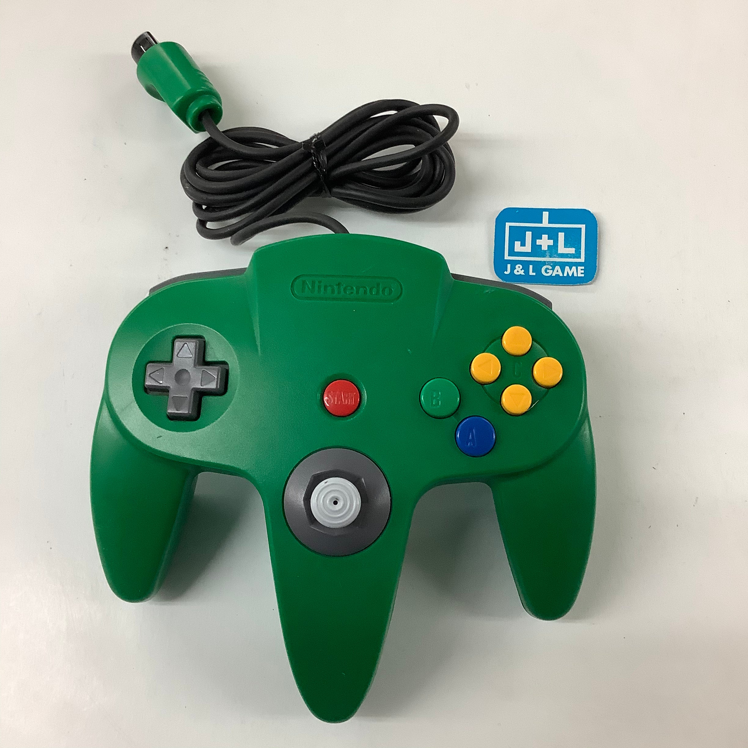 Nintendo 64 Controller (Green) - (N64) Nintendo 64 [Pre-Owned] Accessories Nintendo   