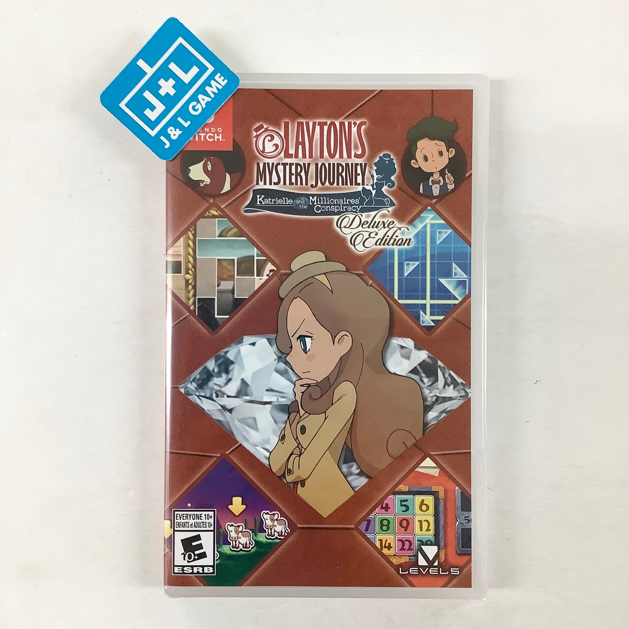 Layton's Mystery Journey: Katrielle and the Millionaires' Conspiracy - Deluxe Edition - (NSW) Nintendo Switch Video Games Level 5   