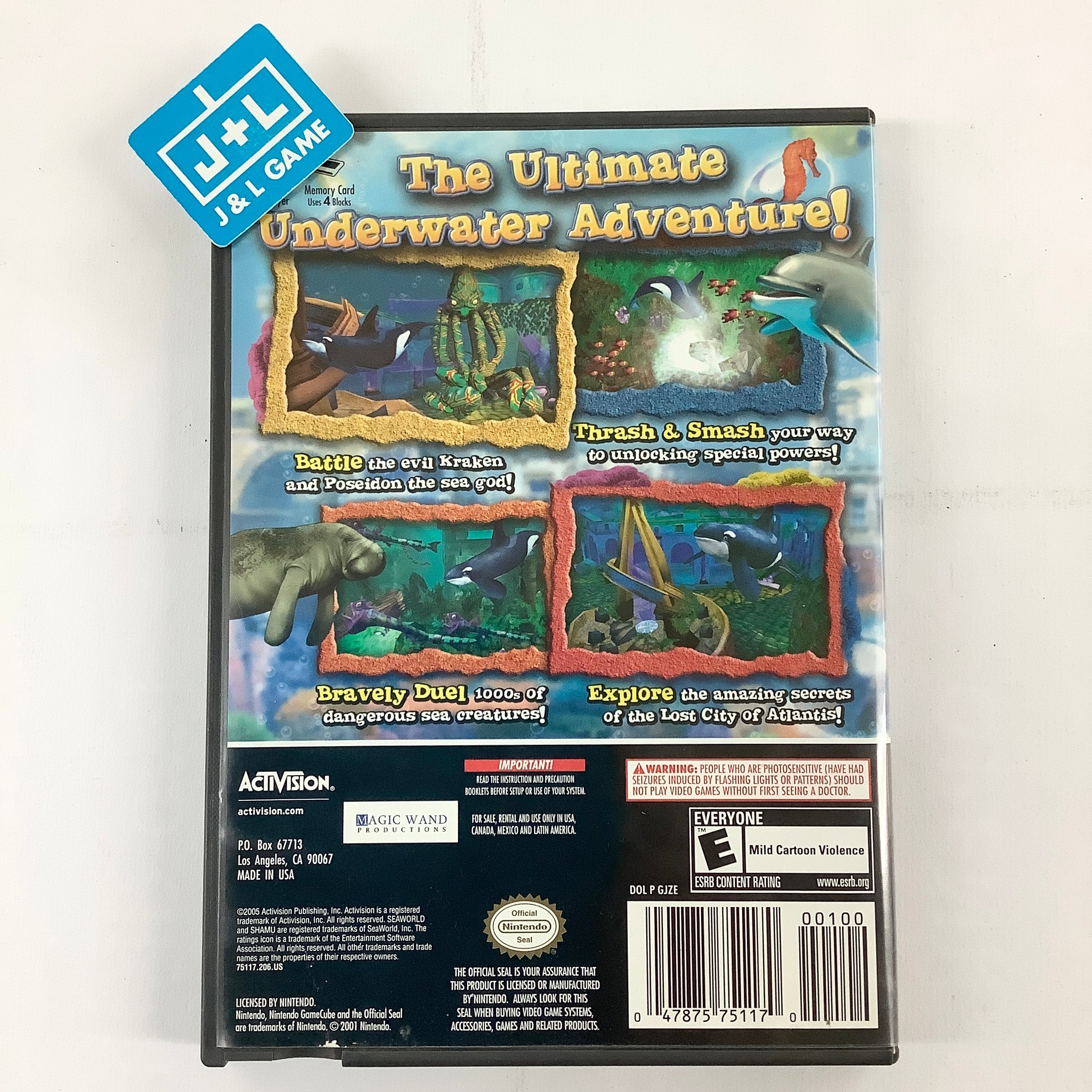 Sea World: Shamu's Deep Sea Adventures - (GC) GameCube [Pre-Owned] Video Games Activision   