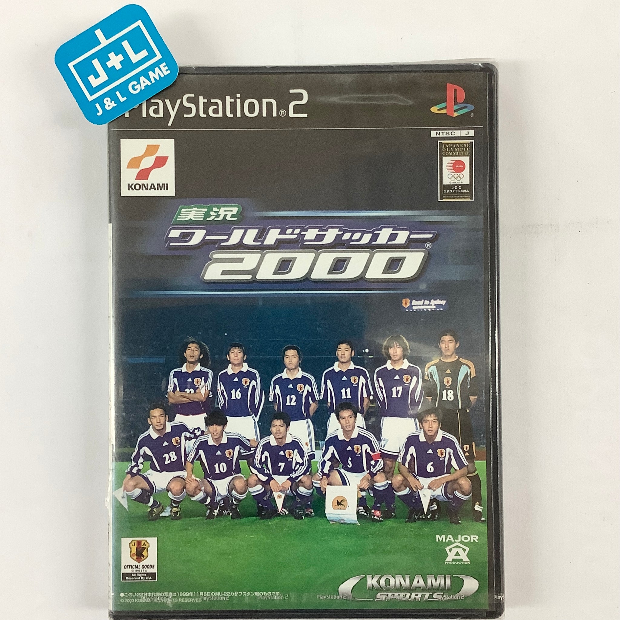 Jikkyou World Soccer 2000 - (PS2) PlayStation 2 (Japanese Import) Video Games Konami   