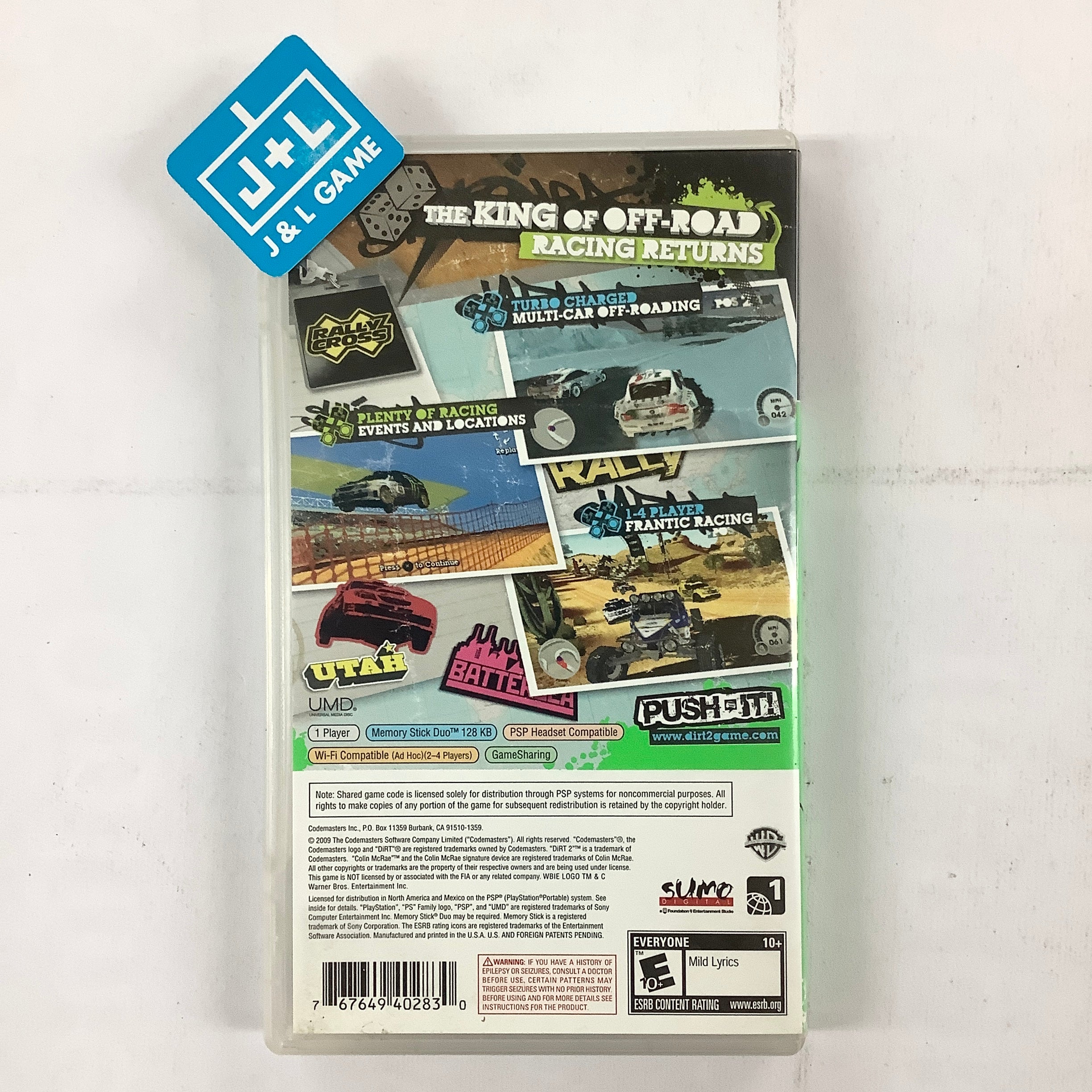 DiRT 2 - Sony PSP [Pre-Owned] Video Games Codemasters   
