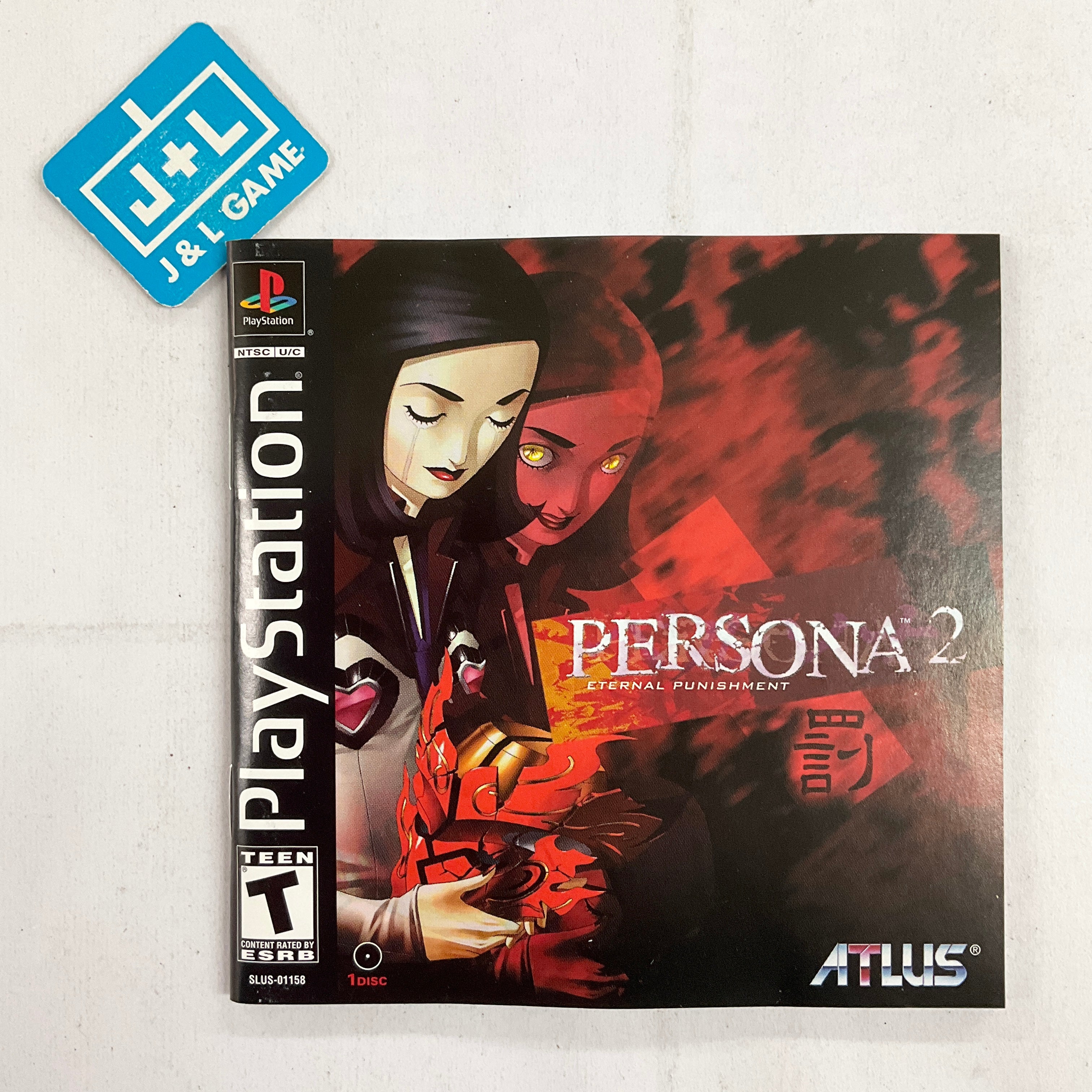 Persona 2: Eternal Punishment - (PS1) PlayStation 1 [Pre-Owned] Video Games Atlus   